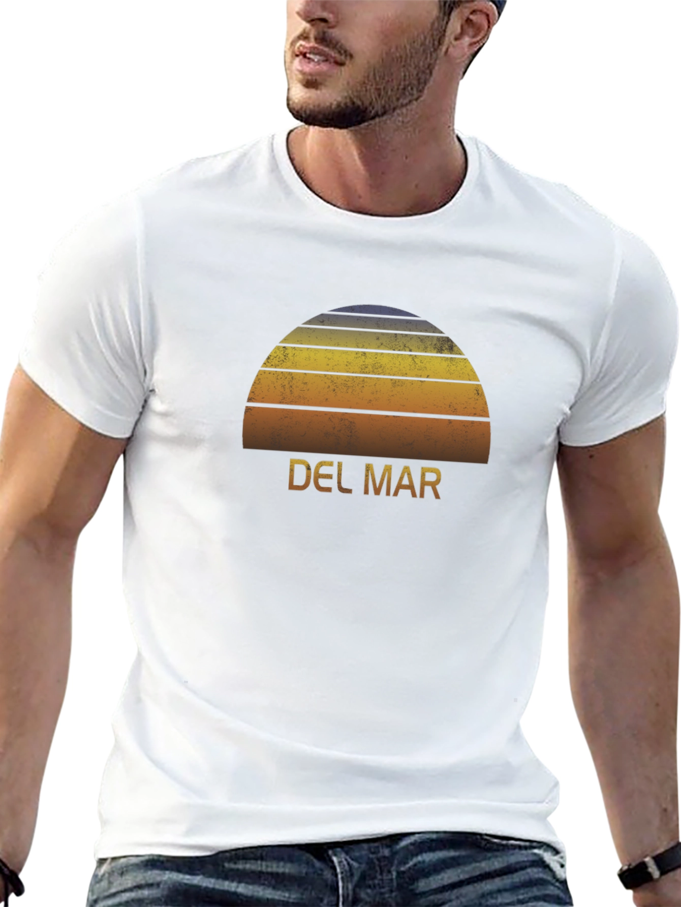 Del Mar Sunset T-Shirt - Retro Style Graphic Tee