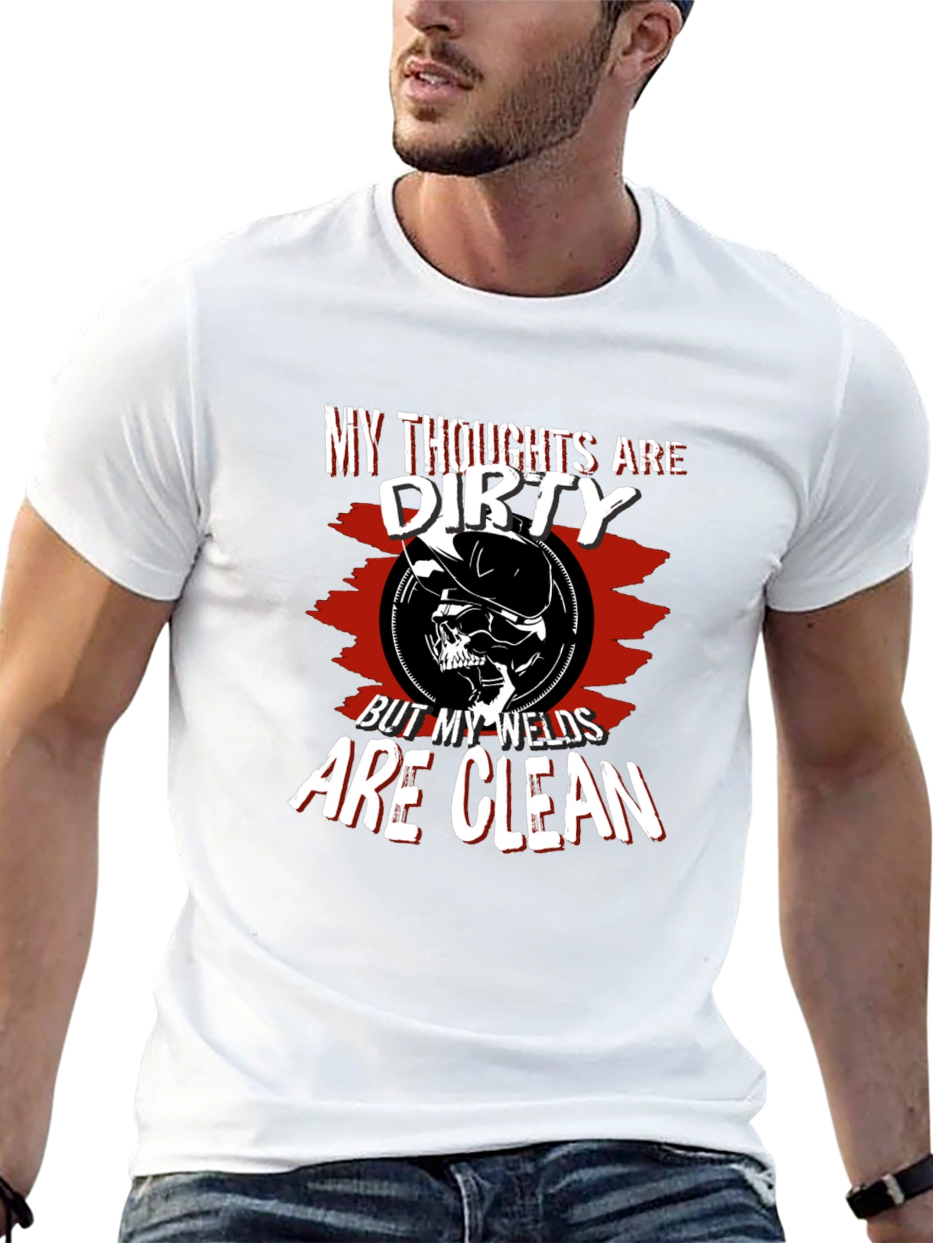My Thoughts are Dirty Welder T-Shirt