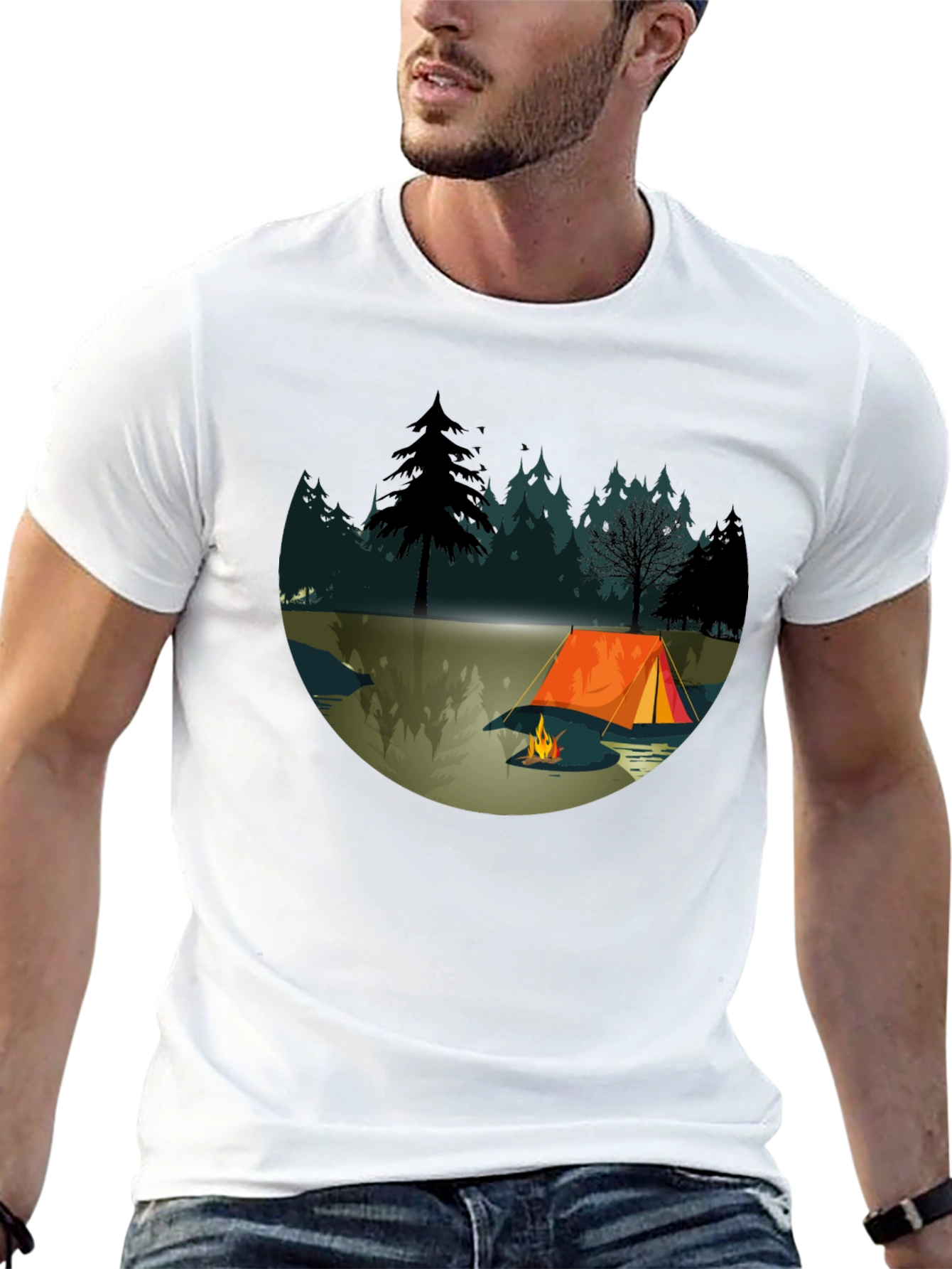 Camping Trip Graphic Tee - Outdoor Adventure Shirt
