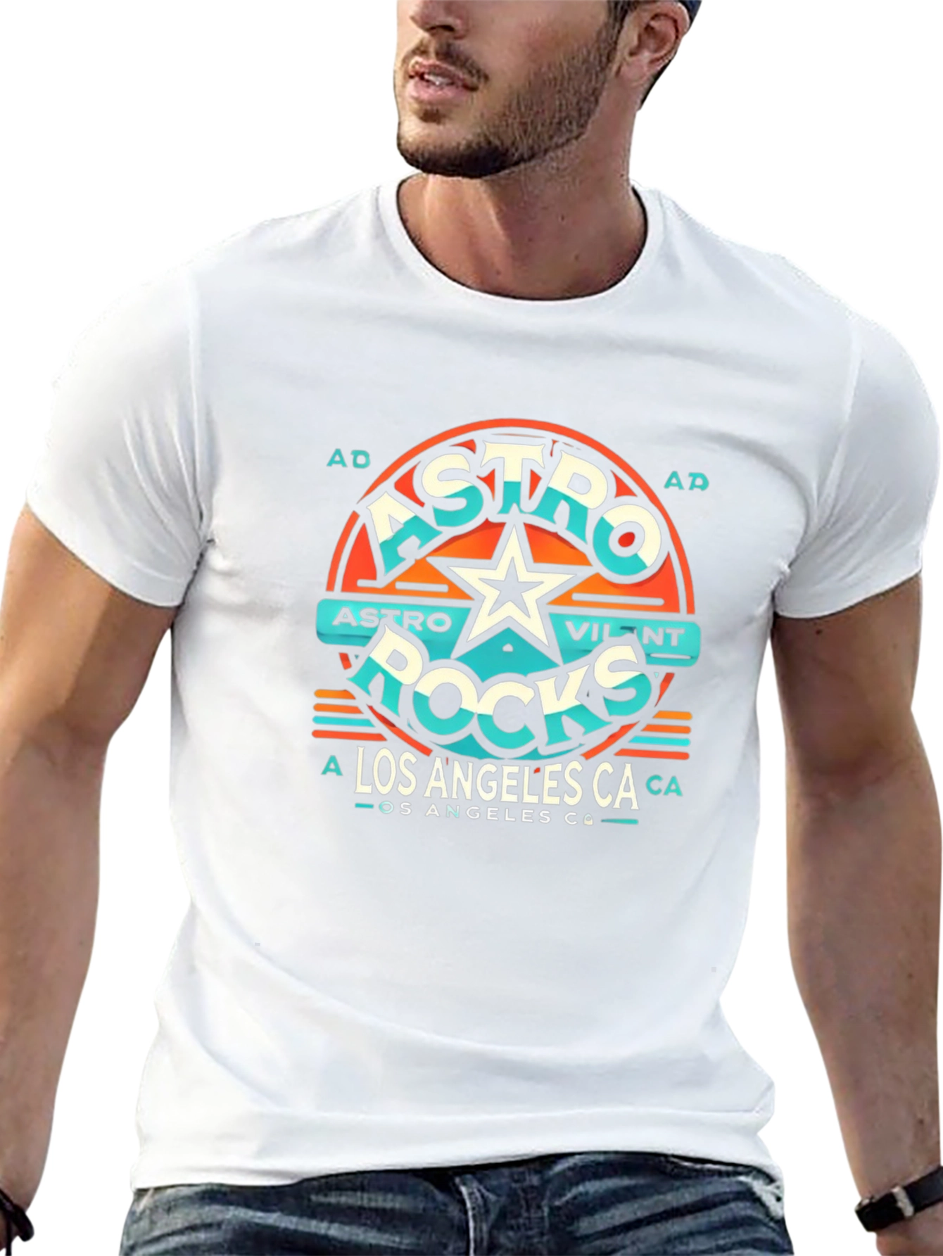Astro Rocks Graphic Tee - Los Angeles CA T-Shirt