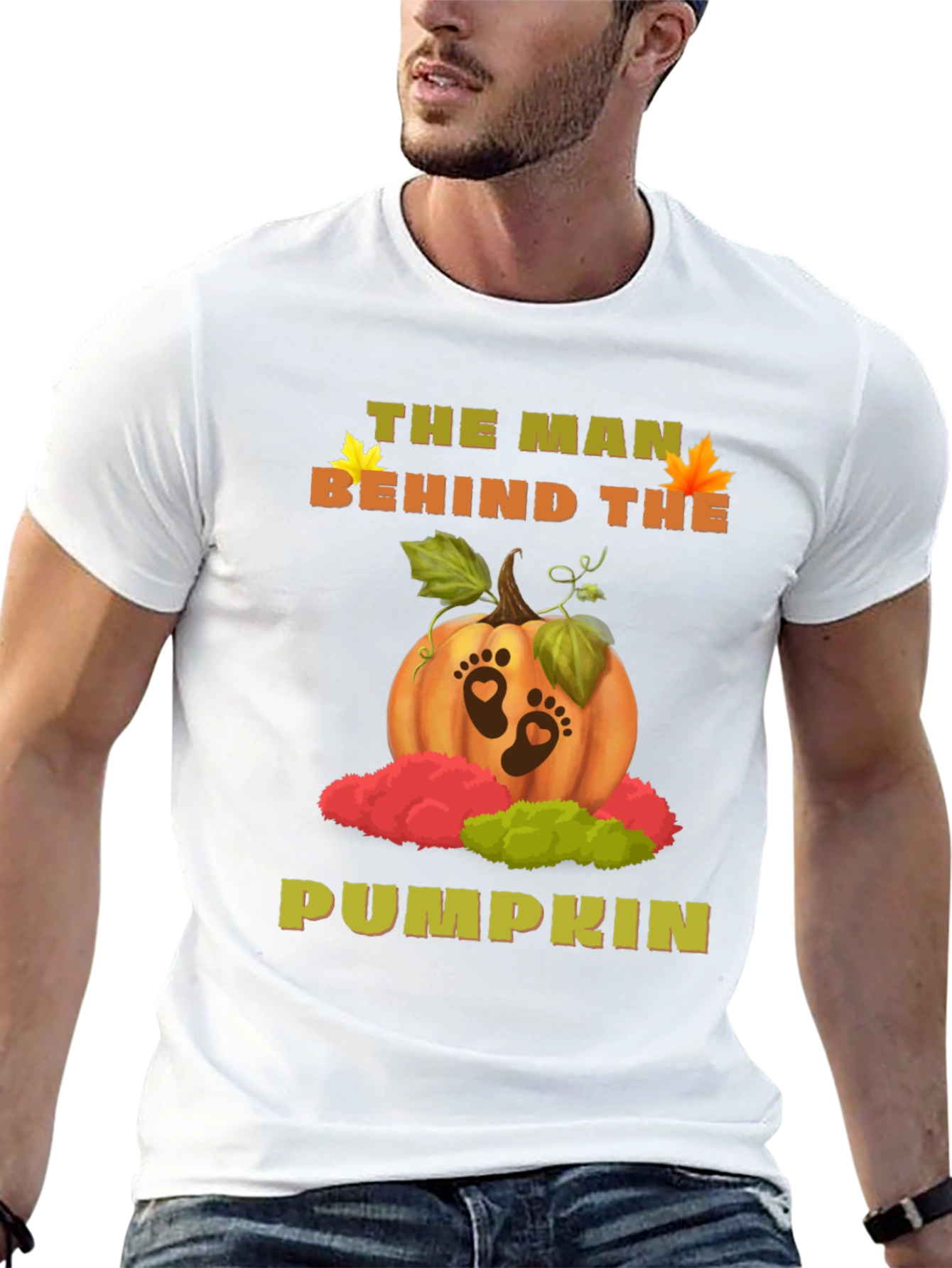 The Man Behind The Pumpkin T-Shirt Pregnancy Reveal