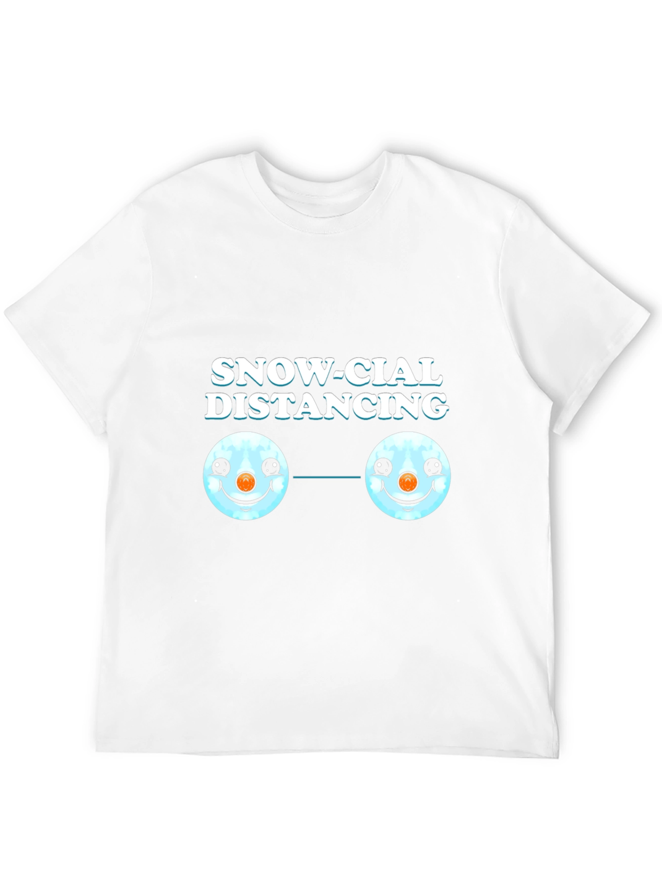 Snow-cial Distancing Graphic Tee - Funny Winter Shirt
