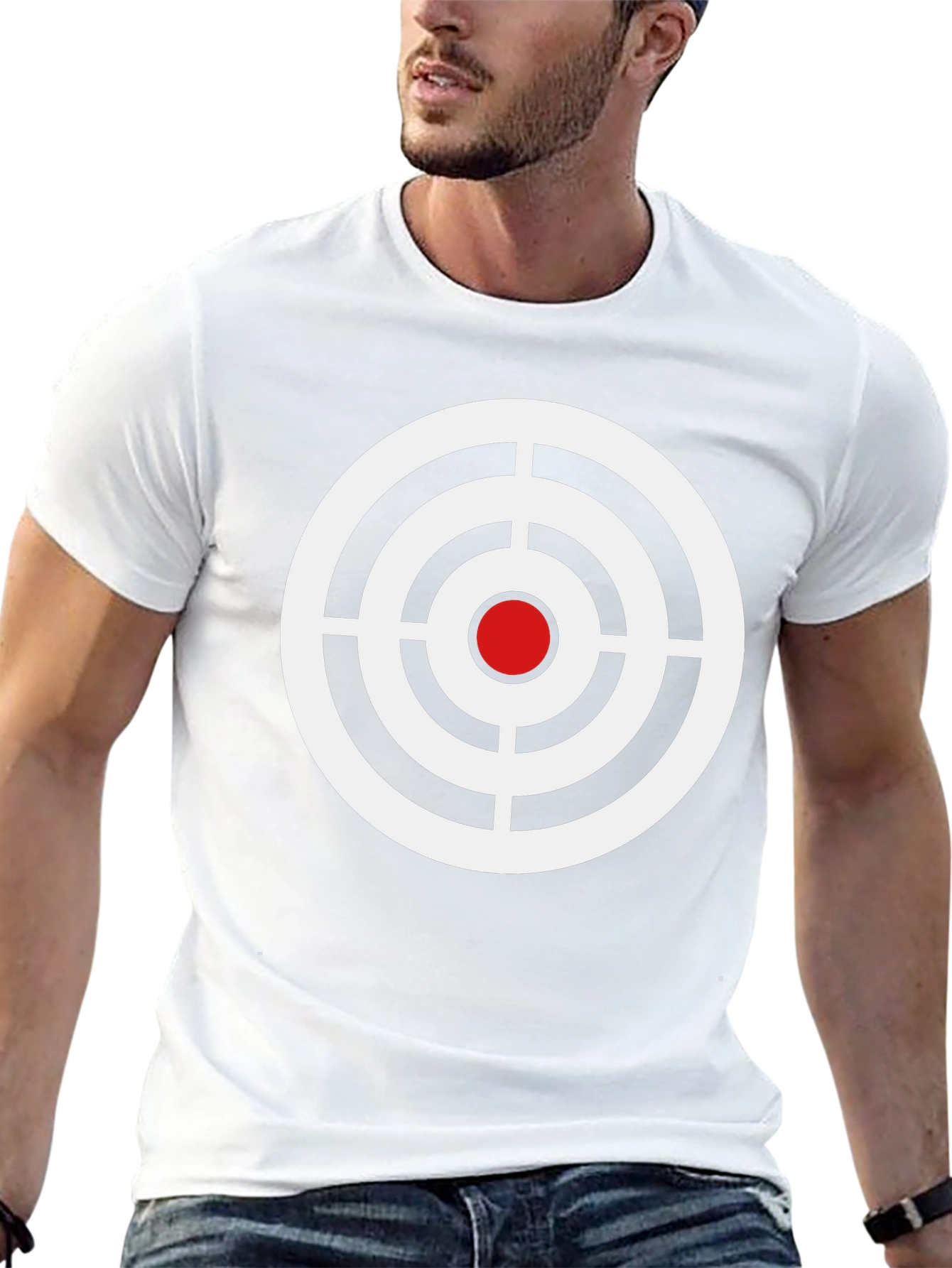 Target T-Shirt - Black and White