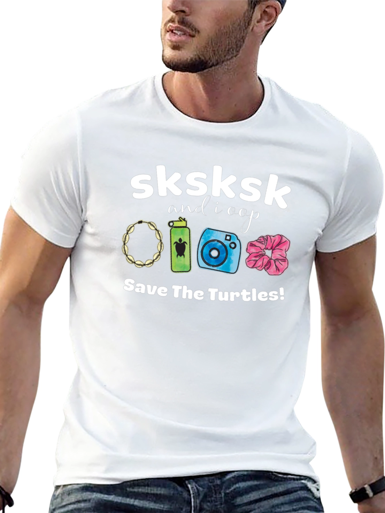 Sksksk and I Oop Save The Turtles T-Shirt