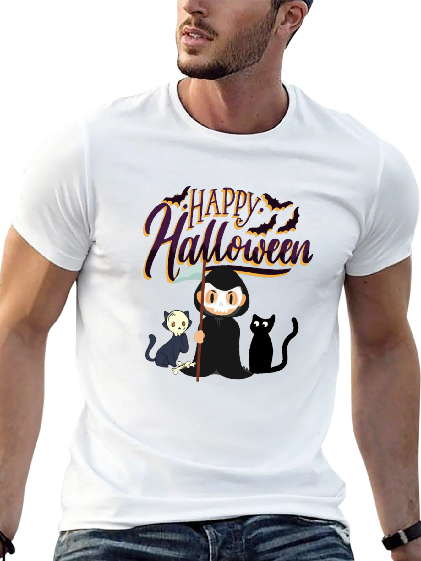 Halloween Crew Neck T-Shirt
