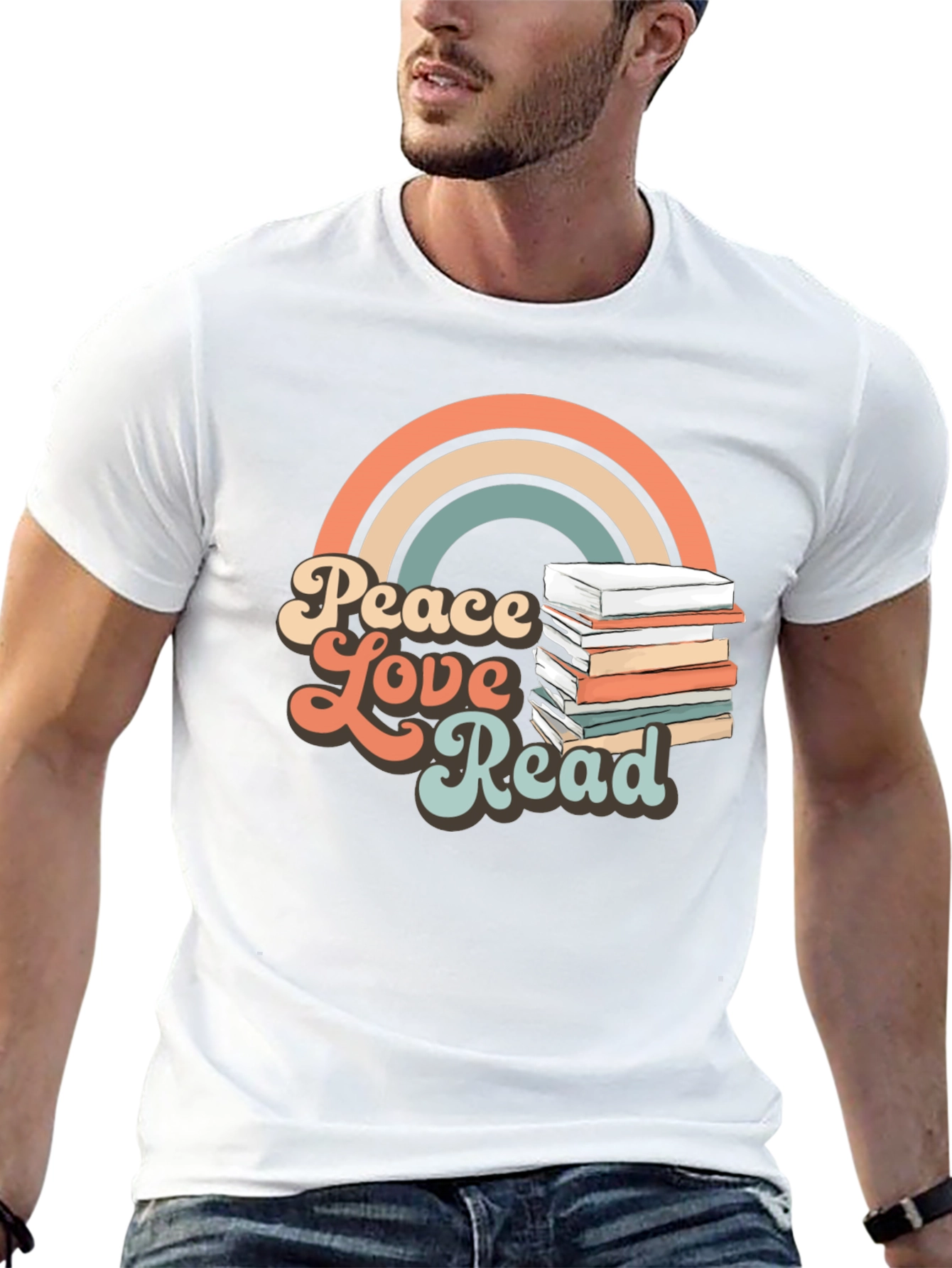Peace Love Read T-Shirt