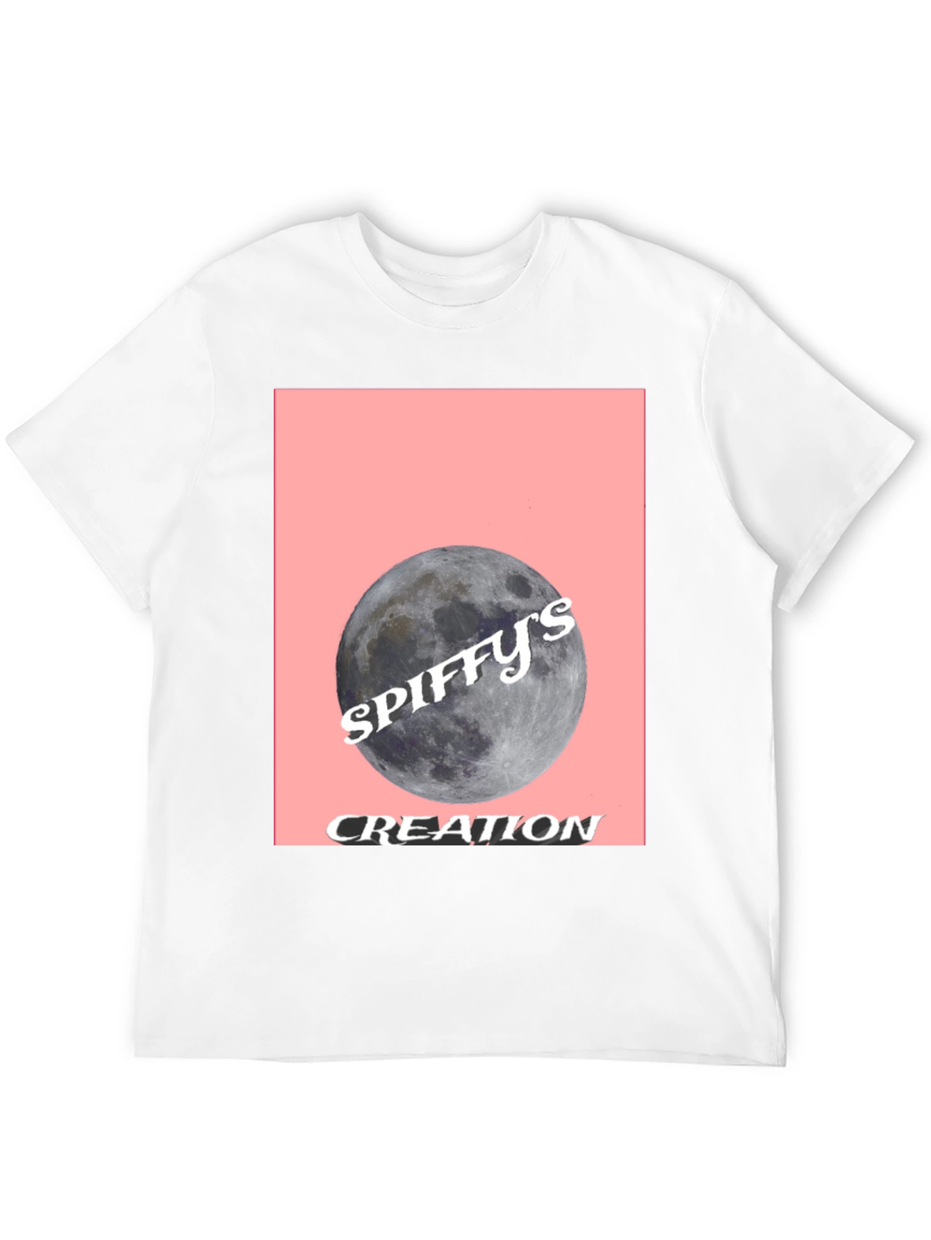Spiffys Creation Moon Graphic Tee - Black