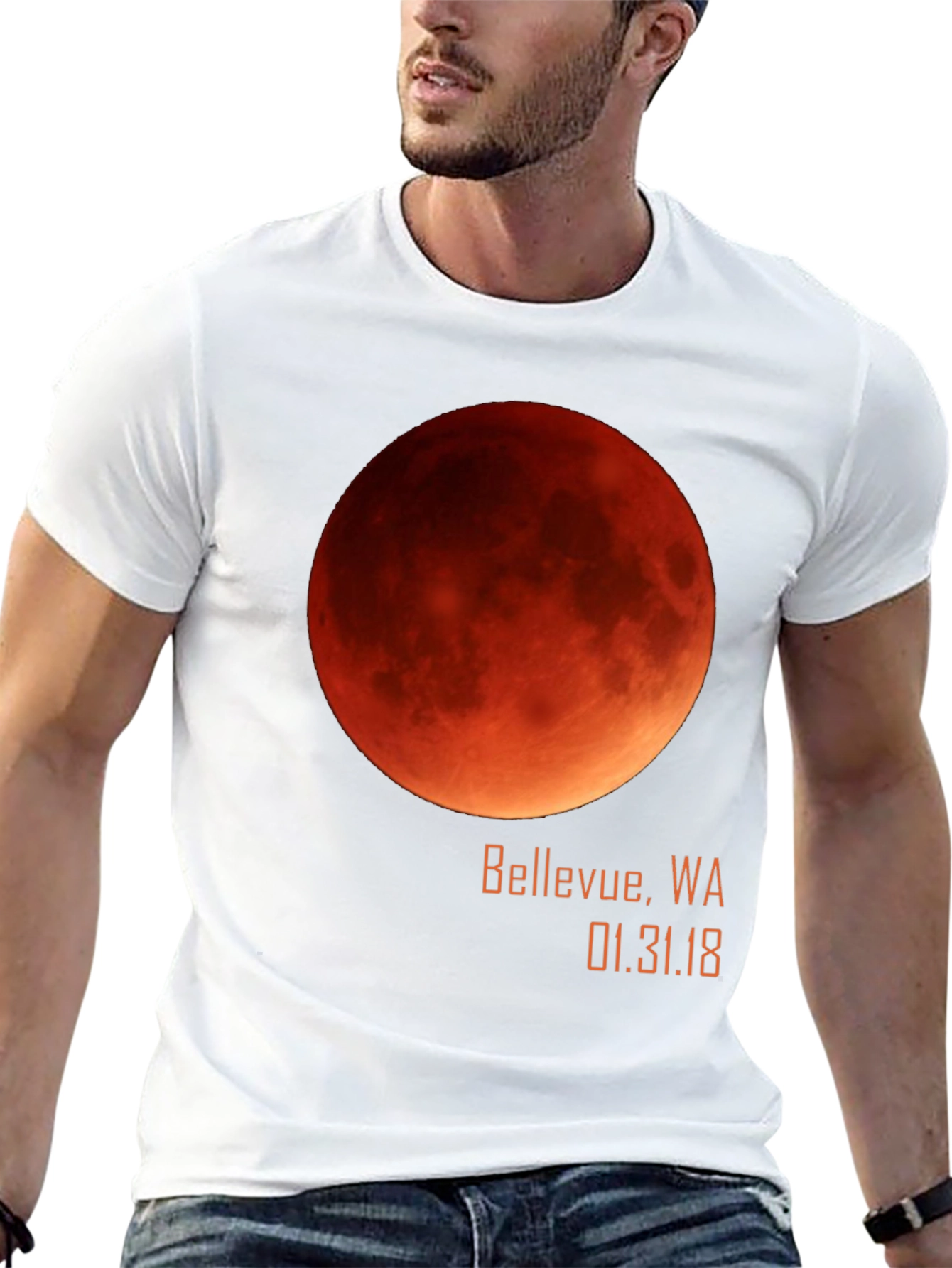 Blood Moon Eclipse Bellevue WA T-Shirt