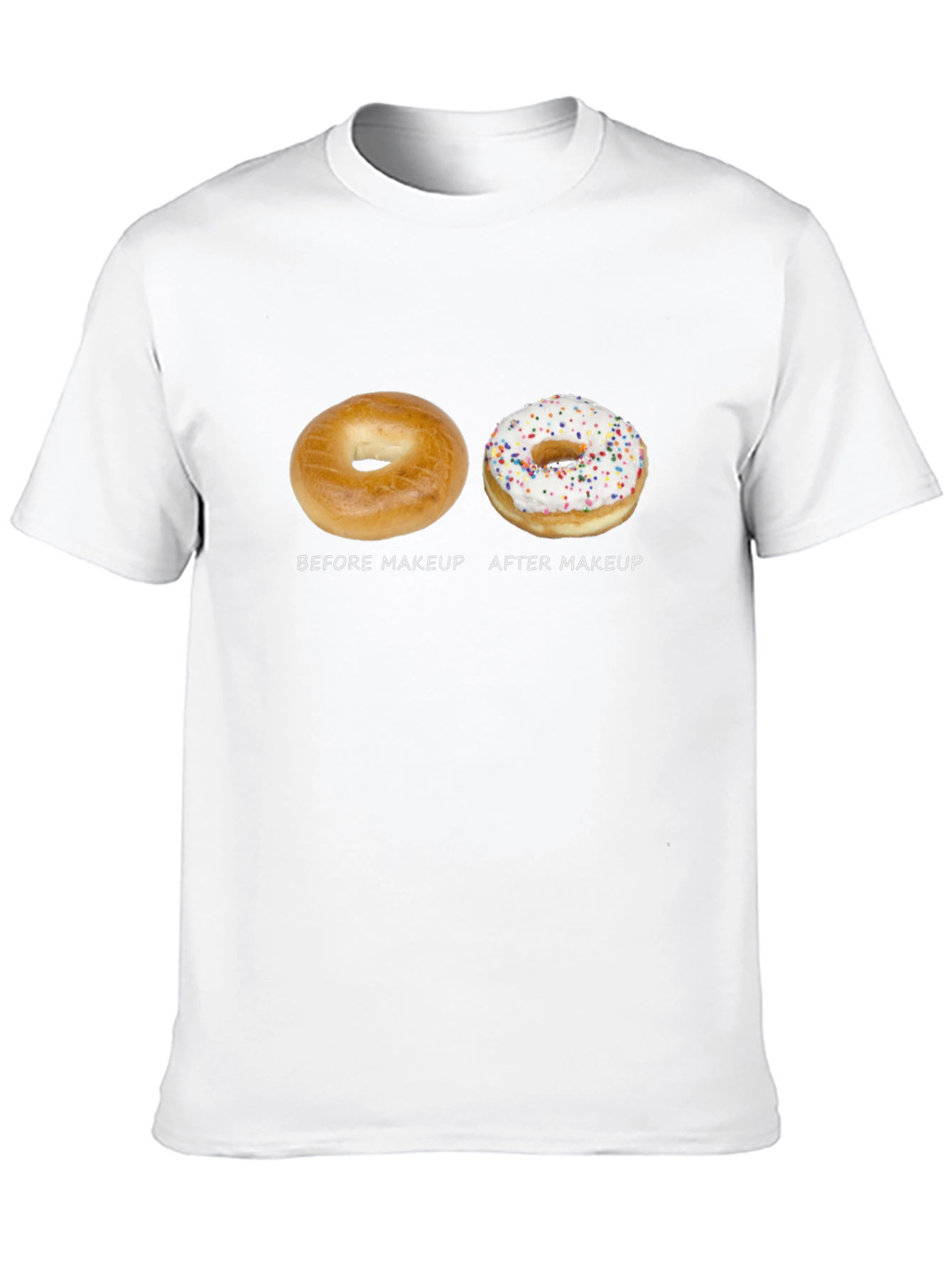 Donut Makeup T-Shirt - Funny & Stylish