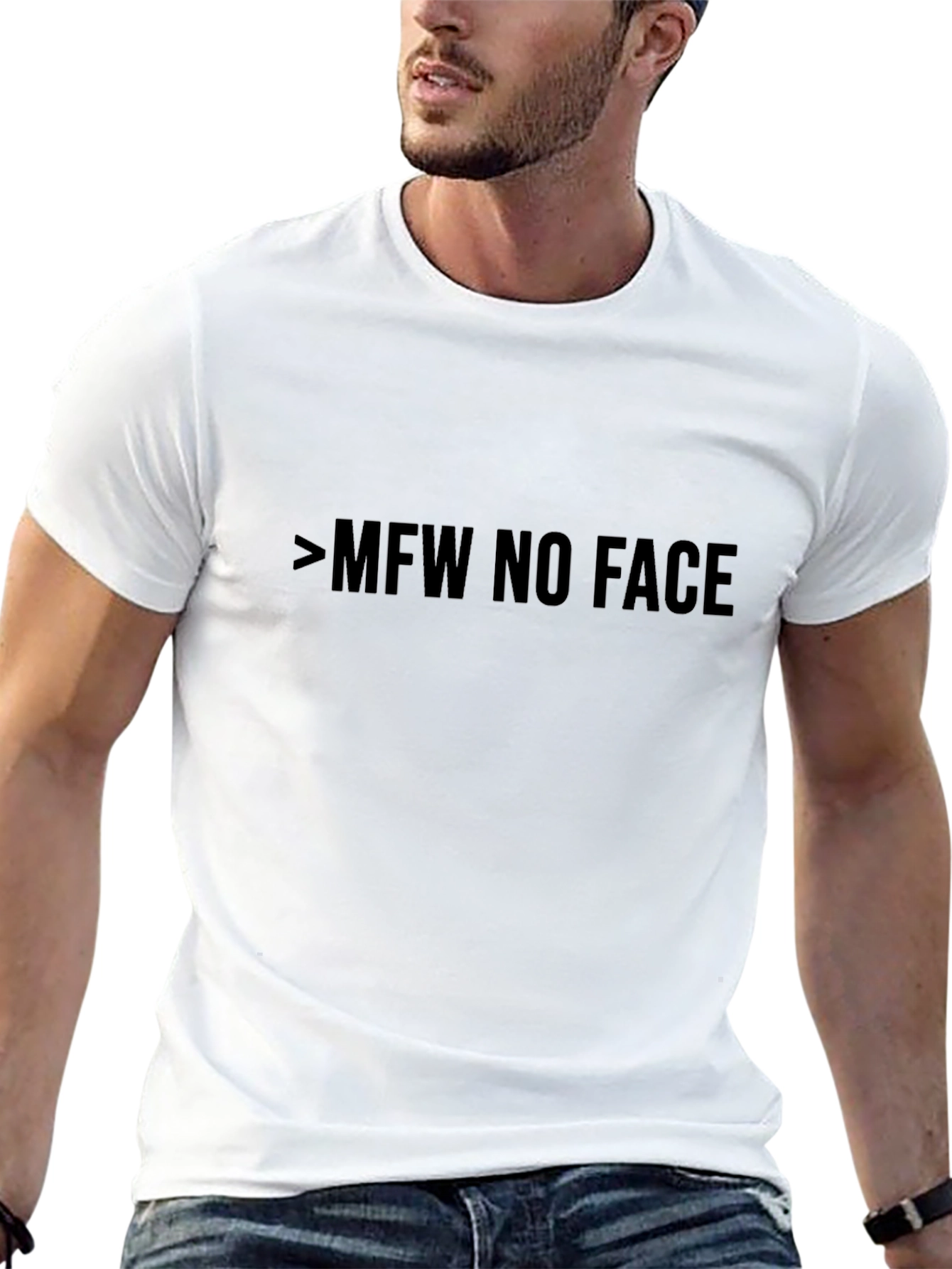 Mens MFW NO FACE Graphic Tee