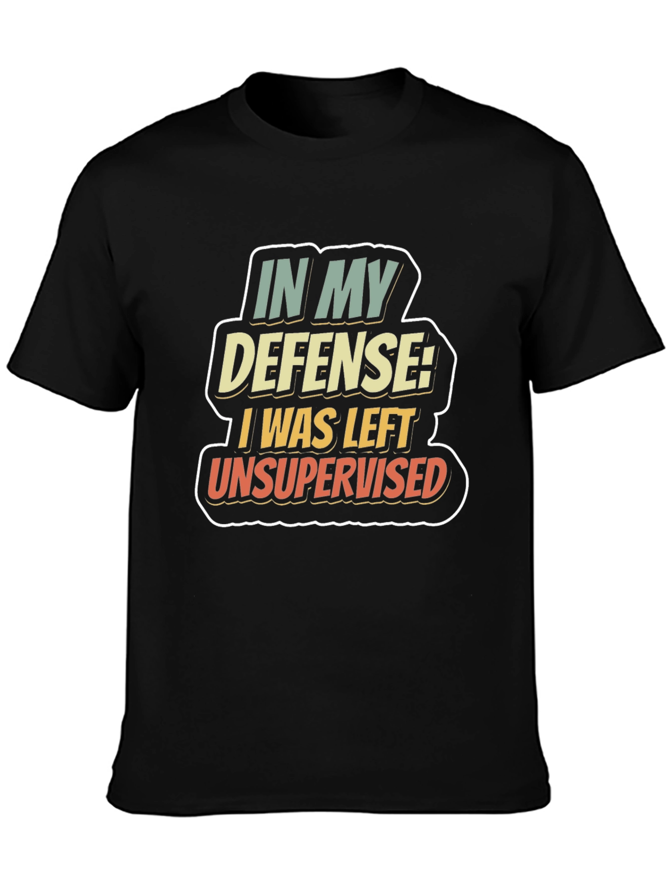Funny In My Defense Graphic T-Shirt