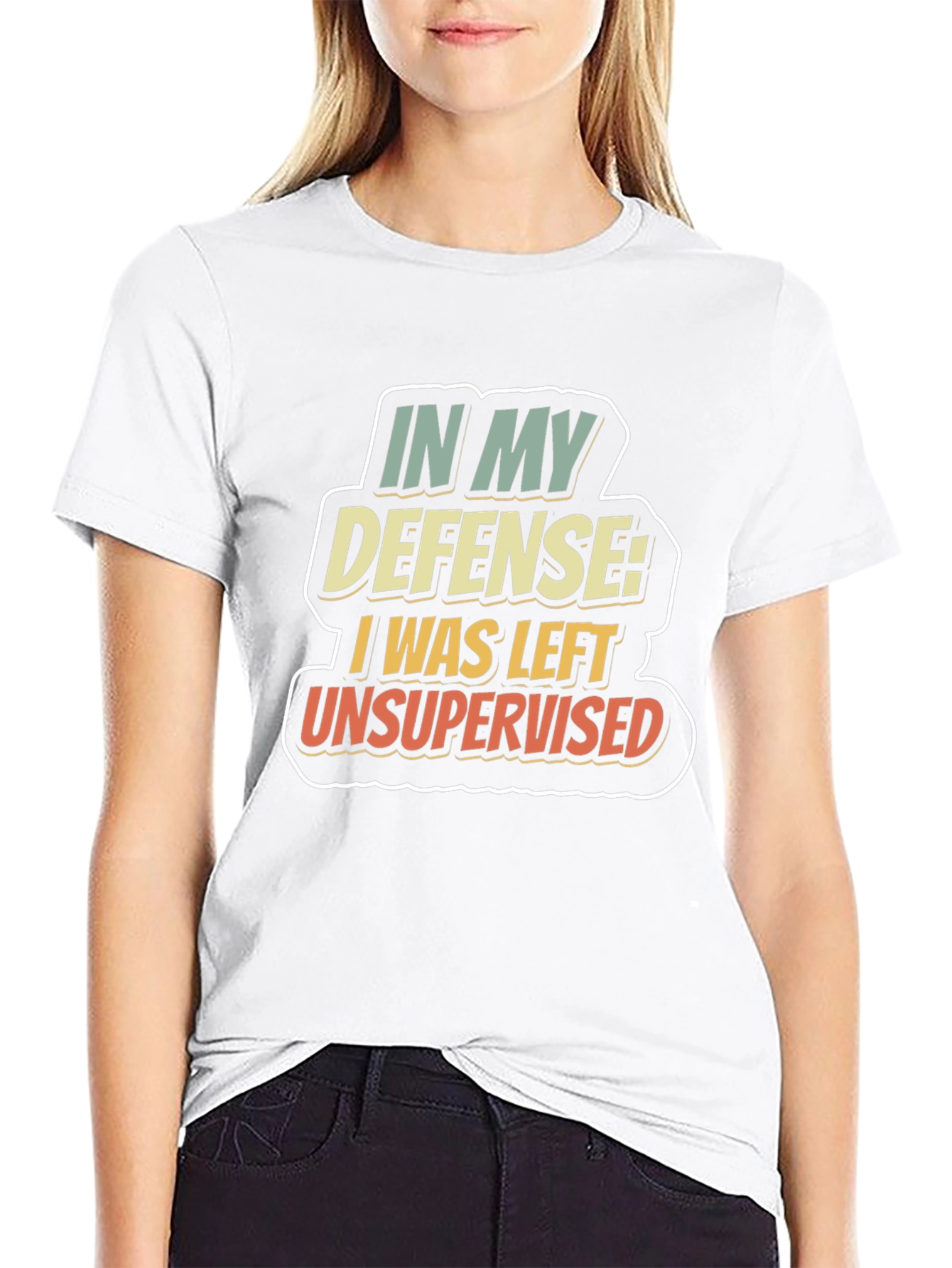 Funny In My Defense Graphic T-Shirt