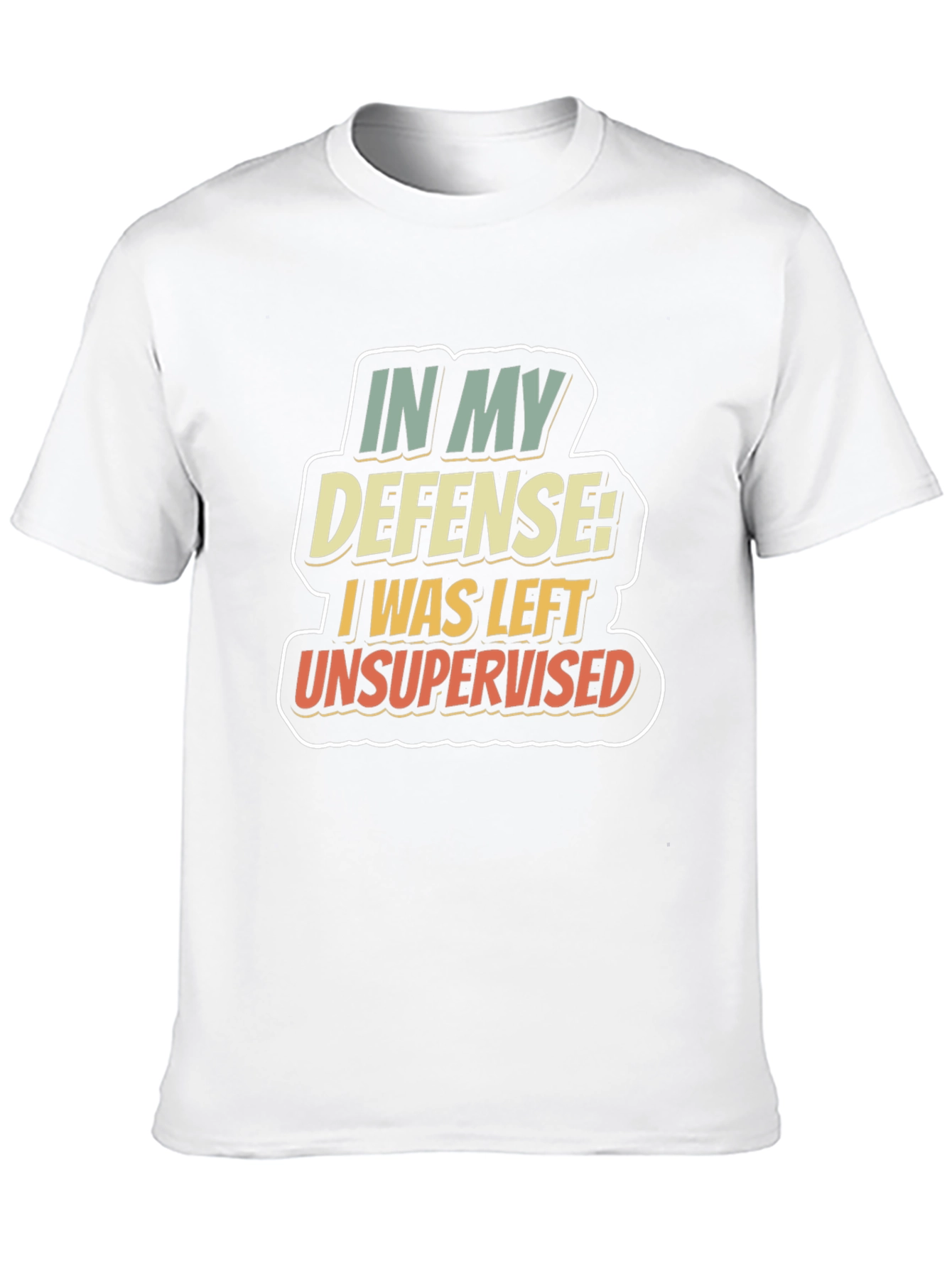 Funny In My Defense Graphic T-Shirt