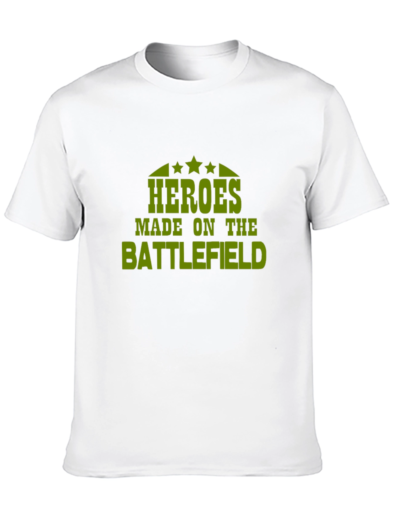 Heroes Made on the Battlefield Black T-Shirt