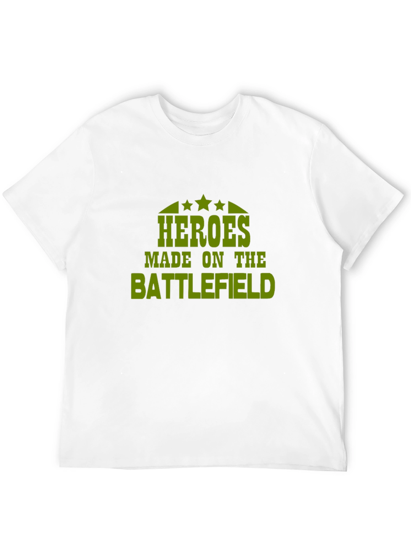 Heroes Made on the Battlefield Black T-Shirt
