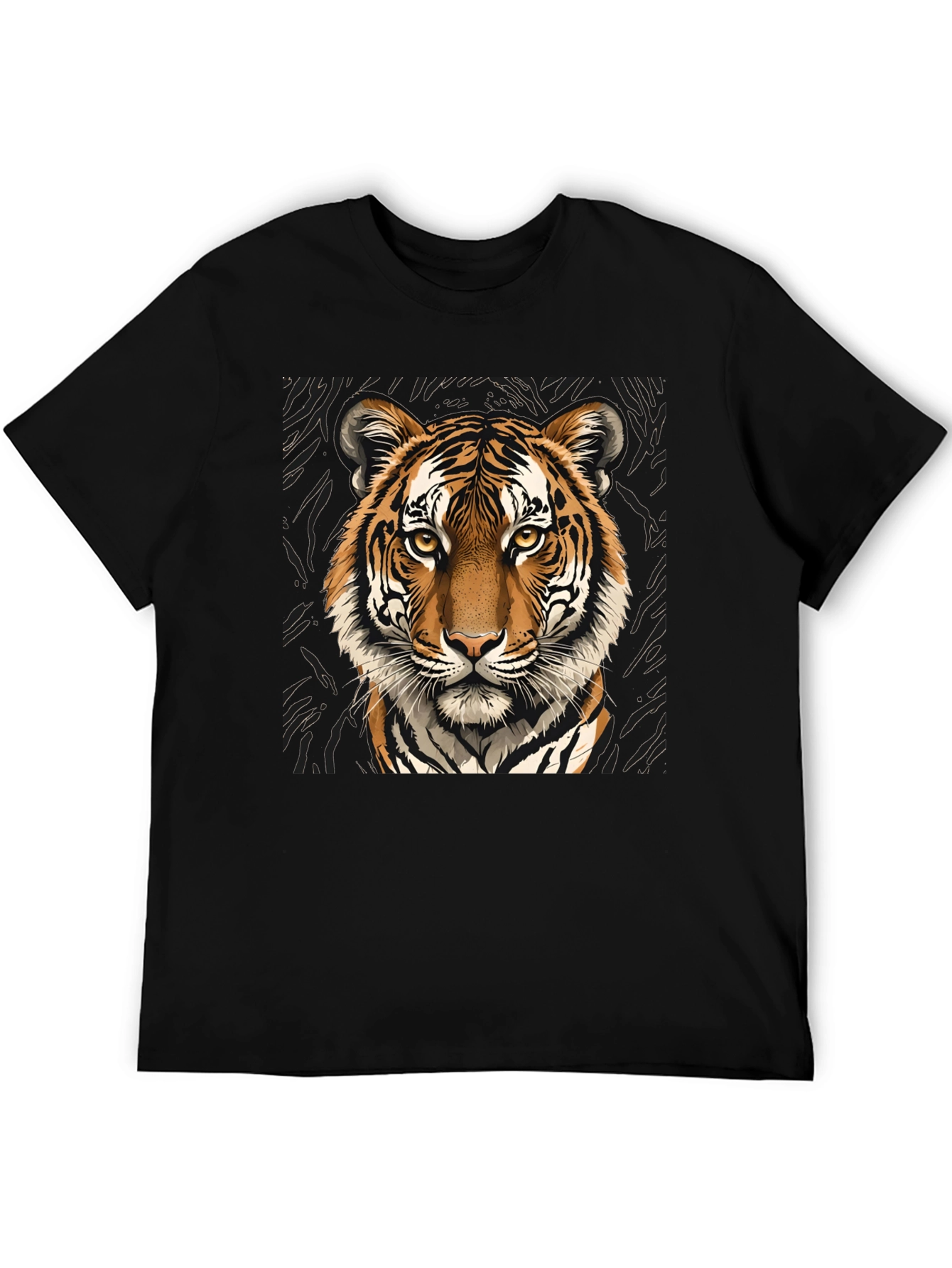 Tiger Graphic Tee - Bold Animal Print T-Shirt