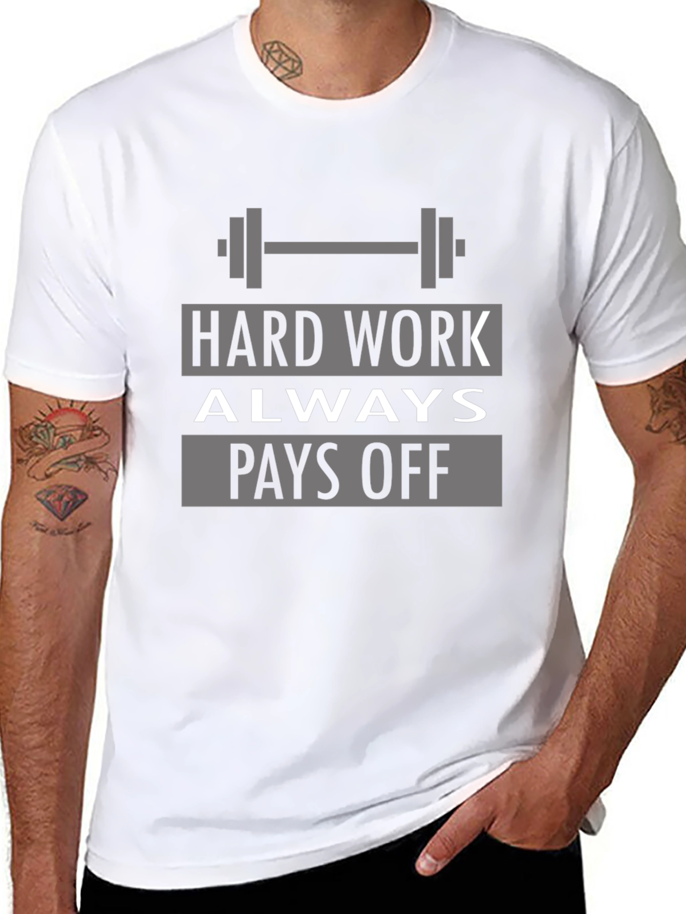 Hard Work Pays Off Mens T-Shirt