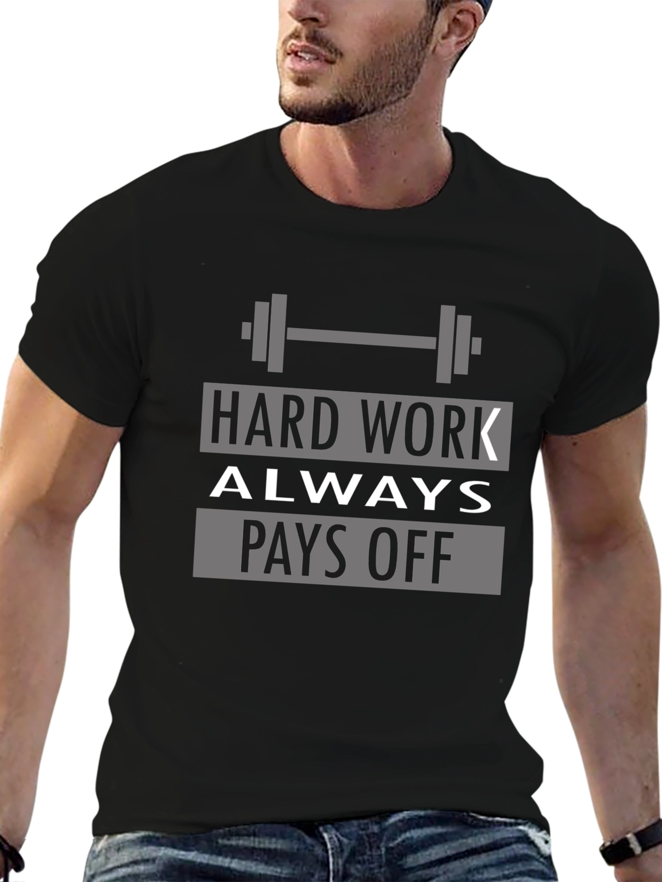 Hard Work Pays Off Mens T-Shirt
