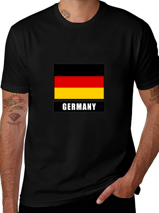 Germany Flag T-Shirt - Black German Pride Tee