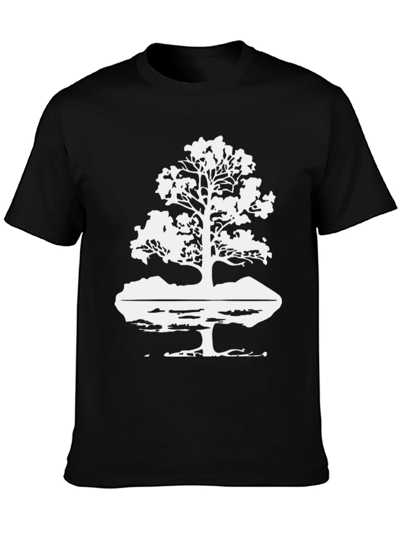 Tree Graphic Black T-Shirt