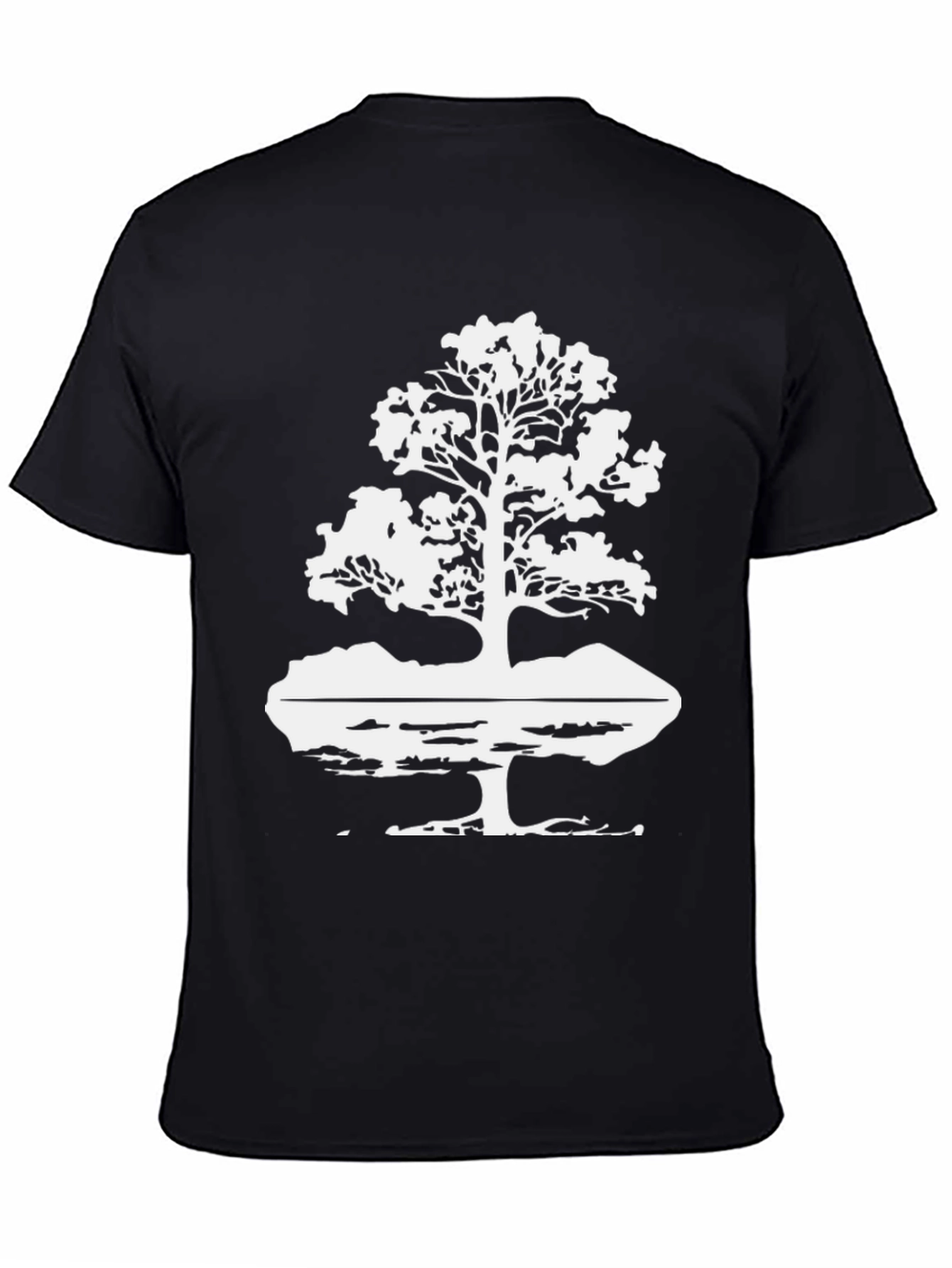 Tree Graphic Black T-Shirt