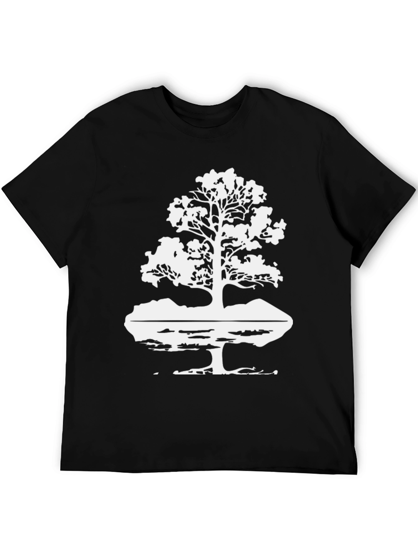 Tree Graphic Black T-Shirt