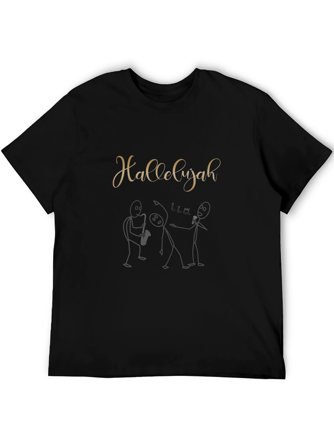 Hallelujah Stick Figure Band Tee