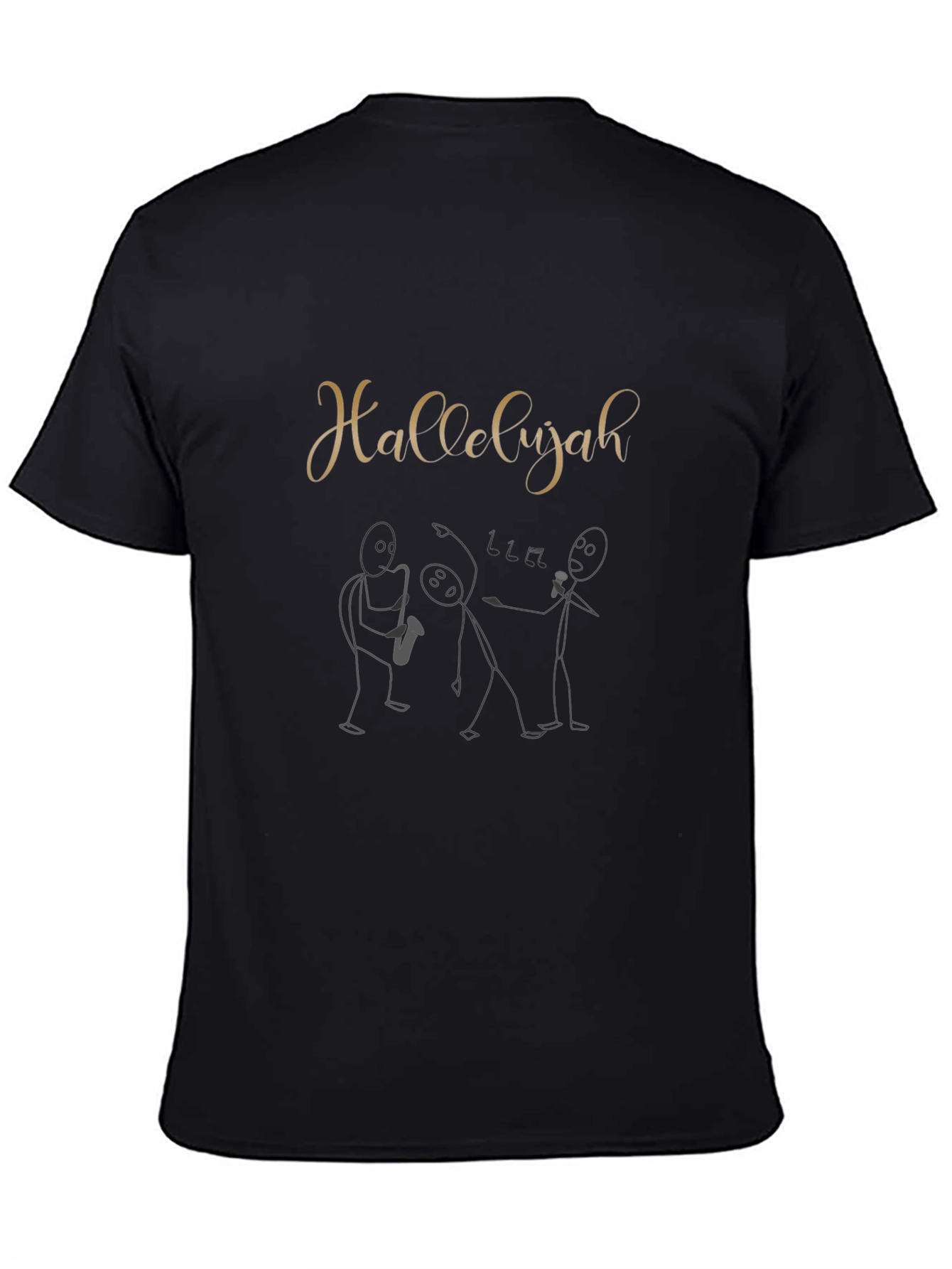 Hallelujah Stick Figure Band Tee