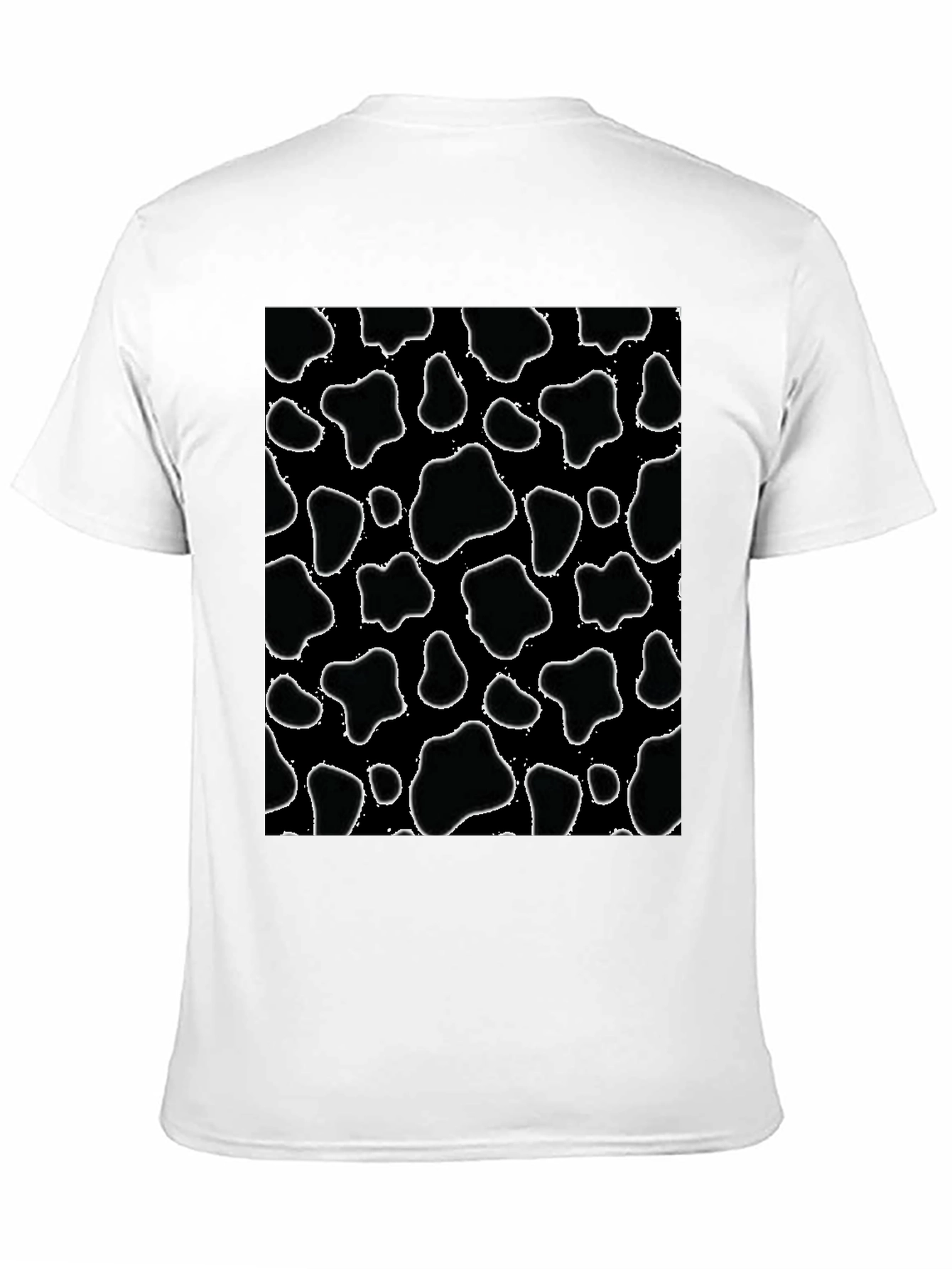 Cow Print Black T-Shirt