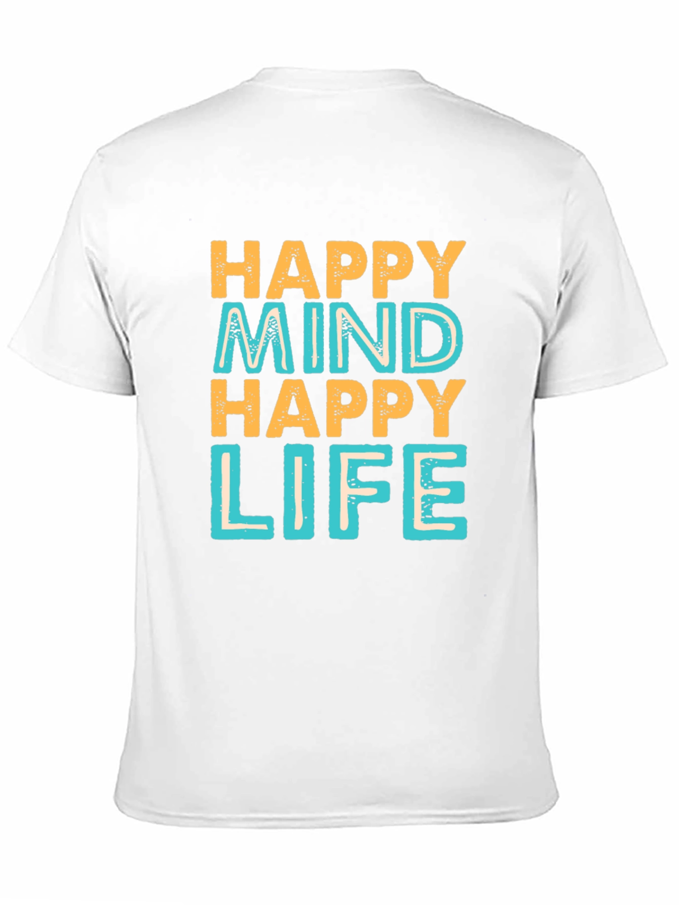Happy Mind Happy Life Graphic Tee