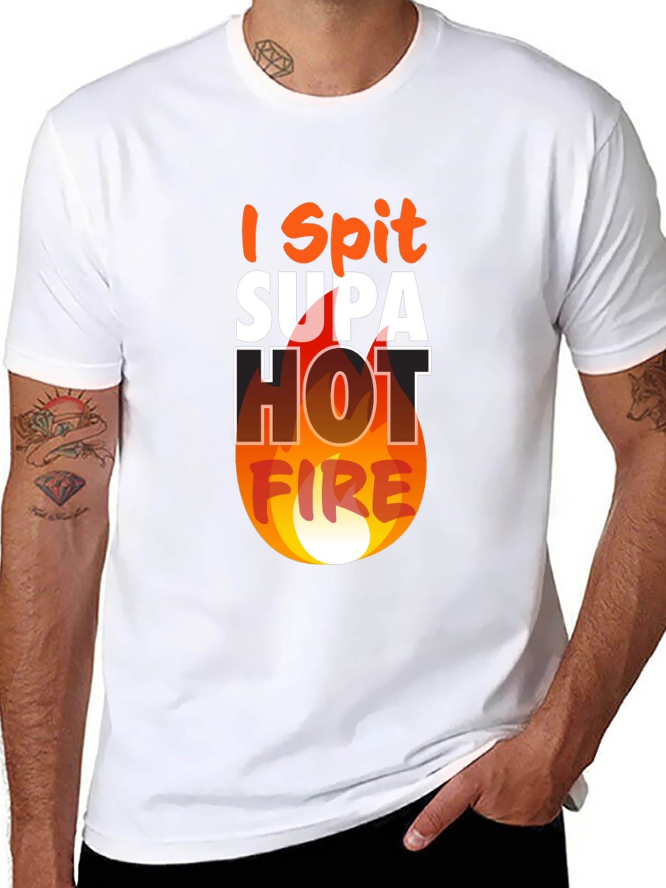 I Spit Supa Hot Fire Graphic Tee