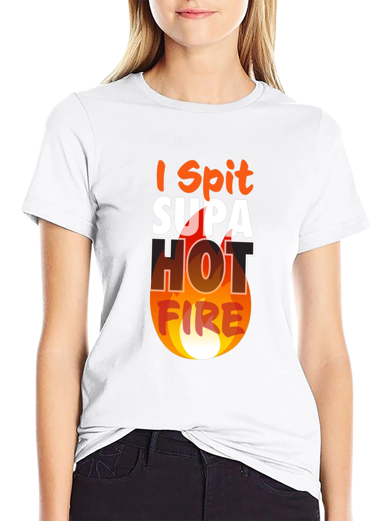 I Spit Supa Hot Fire Graphic Tee