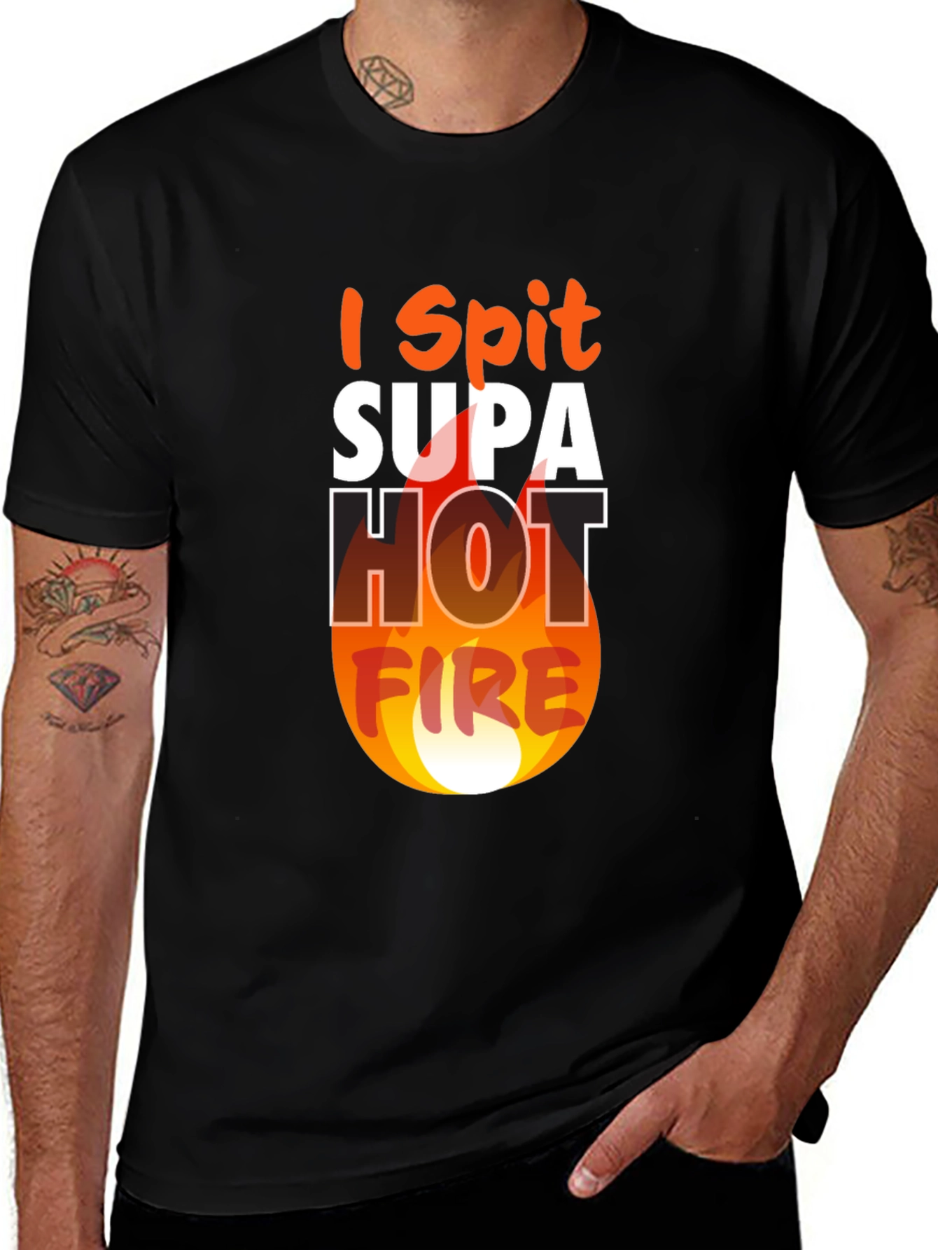 I Spit Supa Hot Fire Graphic Tee