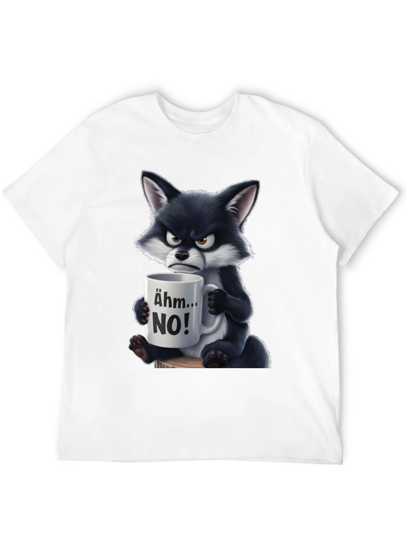 Grumpy Fox Ahm...NO! Graphic T-Shirt
