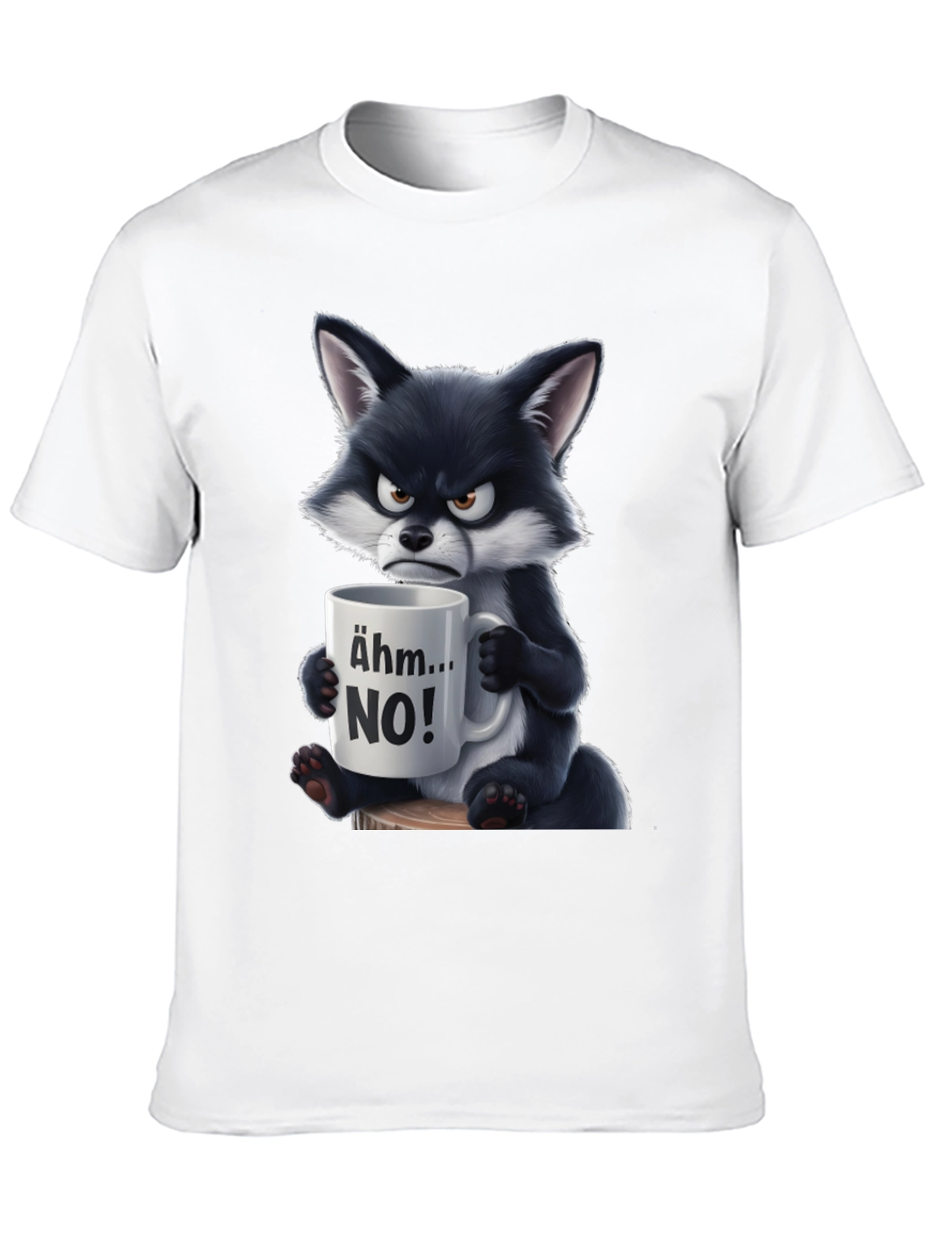 Grumpy Fox Ahm...NO! Graphic T-Shirt