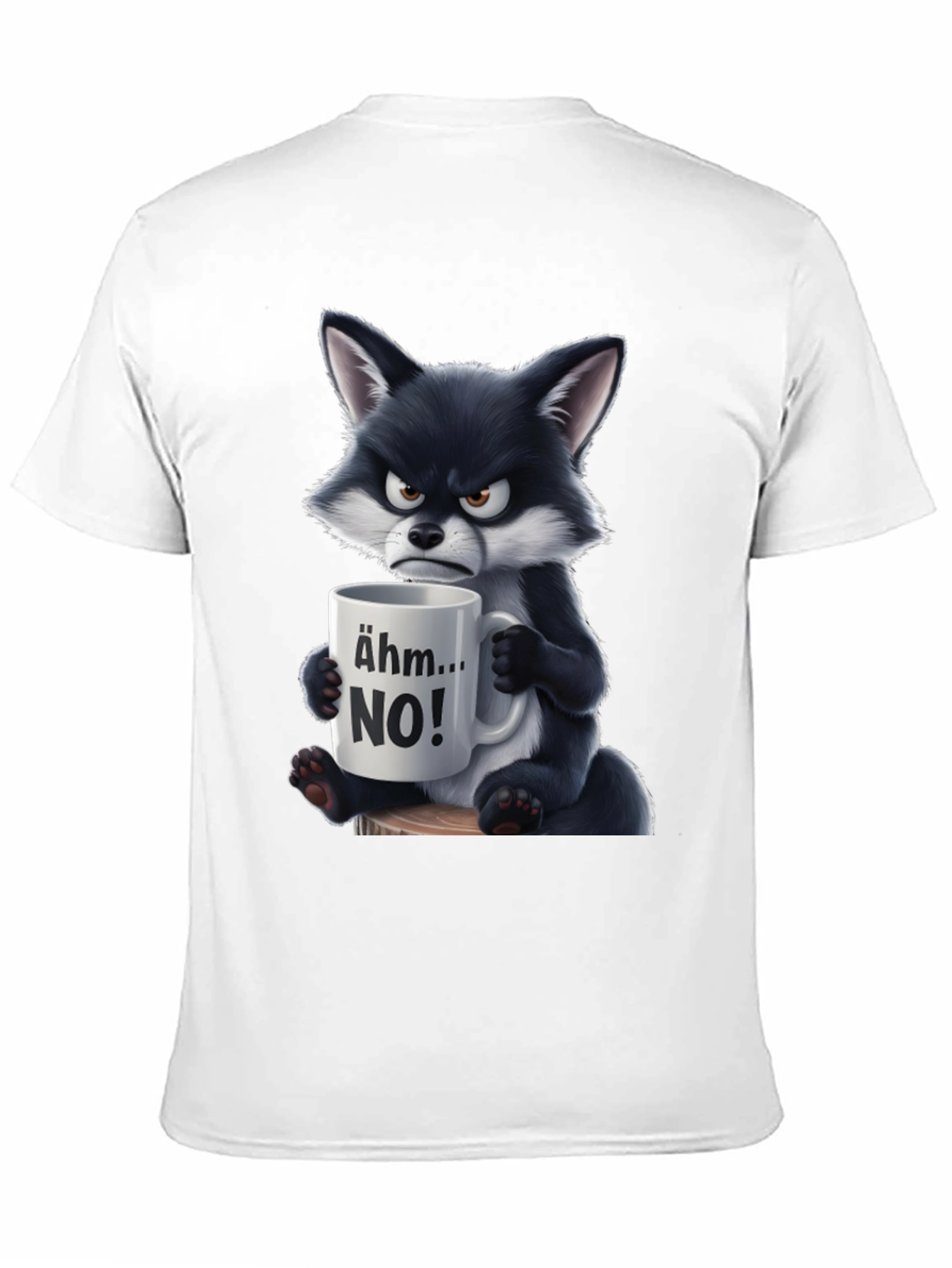 Grumpy Fox Ahm...NO! Graphic T-Shirt