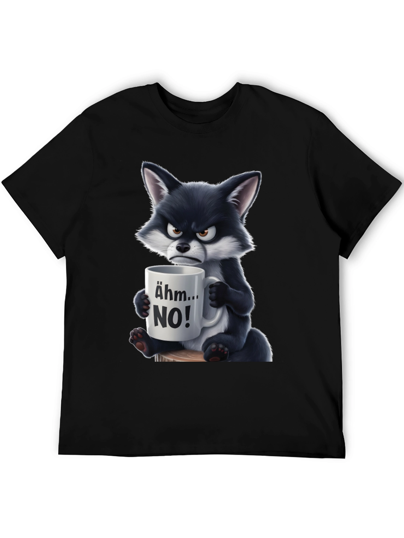 Grumpy Fox Ahm...NO! Graphic T-Shirt