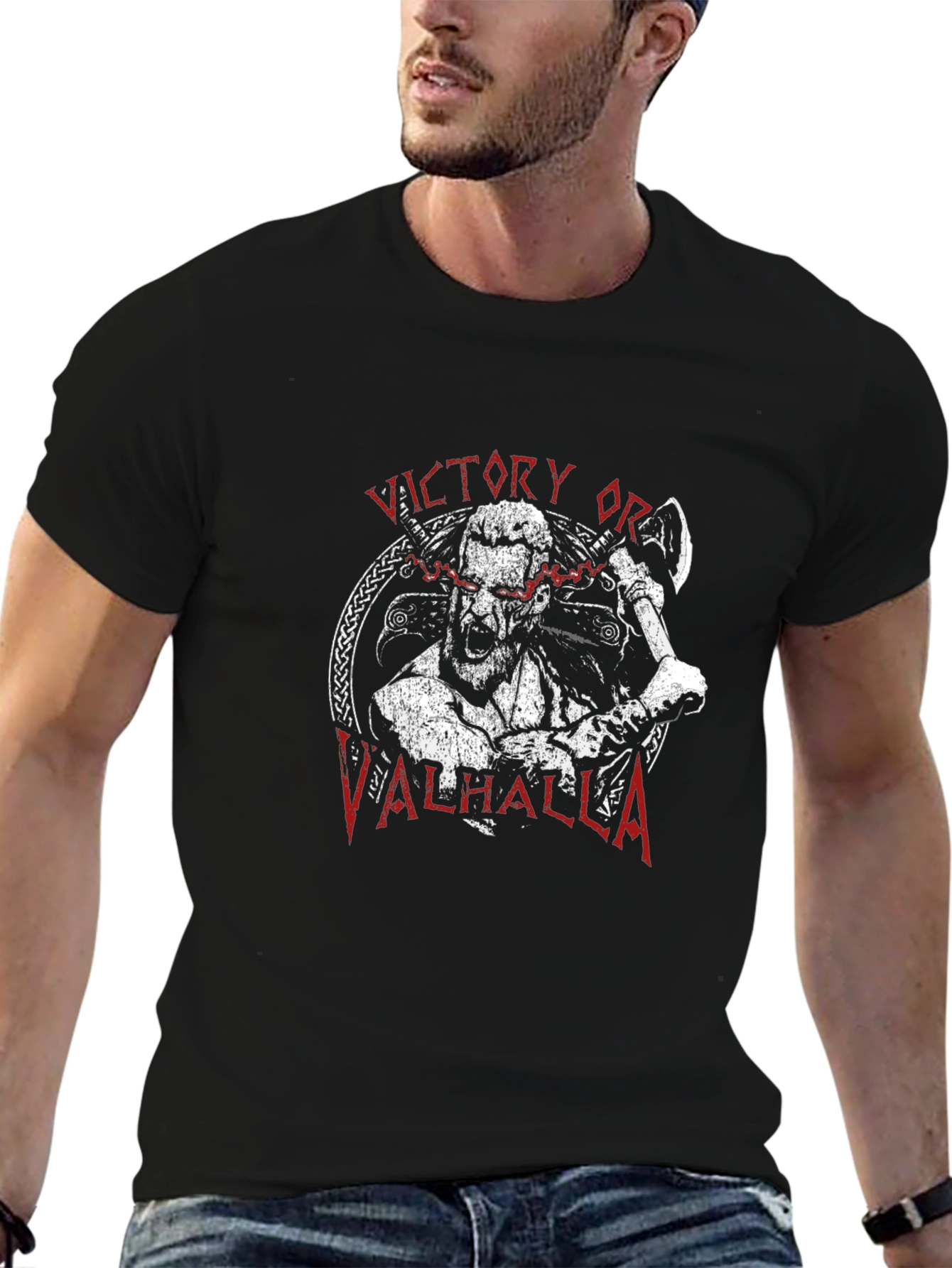 Victory Or Valhalla Viking T-Shirt