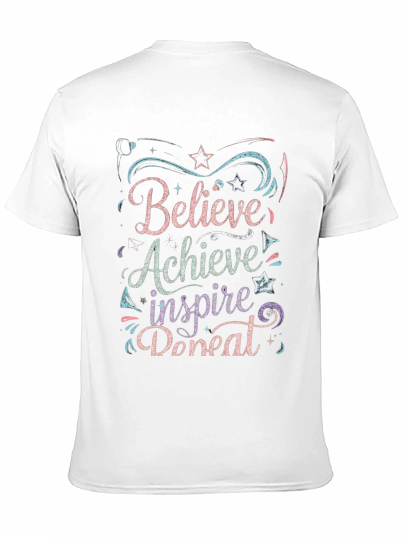 Believe Achieve Inspire Donate Graphic Tee