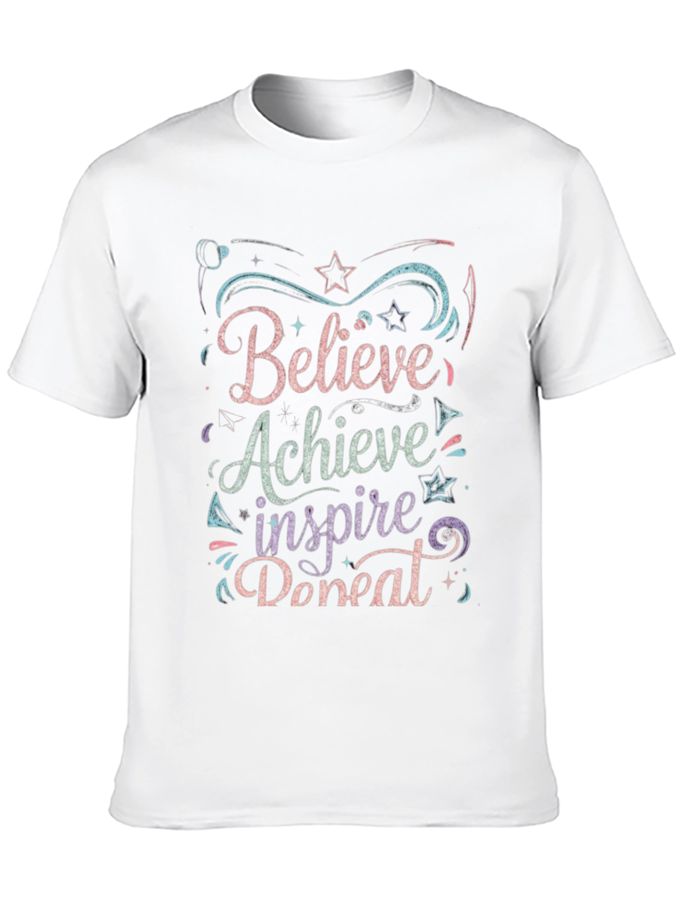 Believe Achieve Inspire Donate Graphic Tee