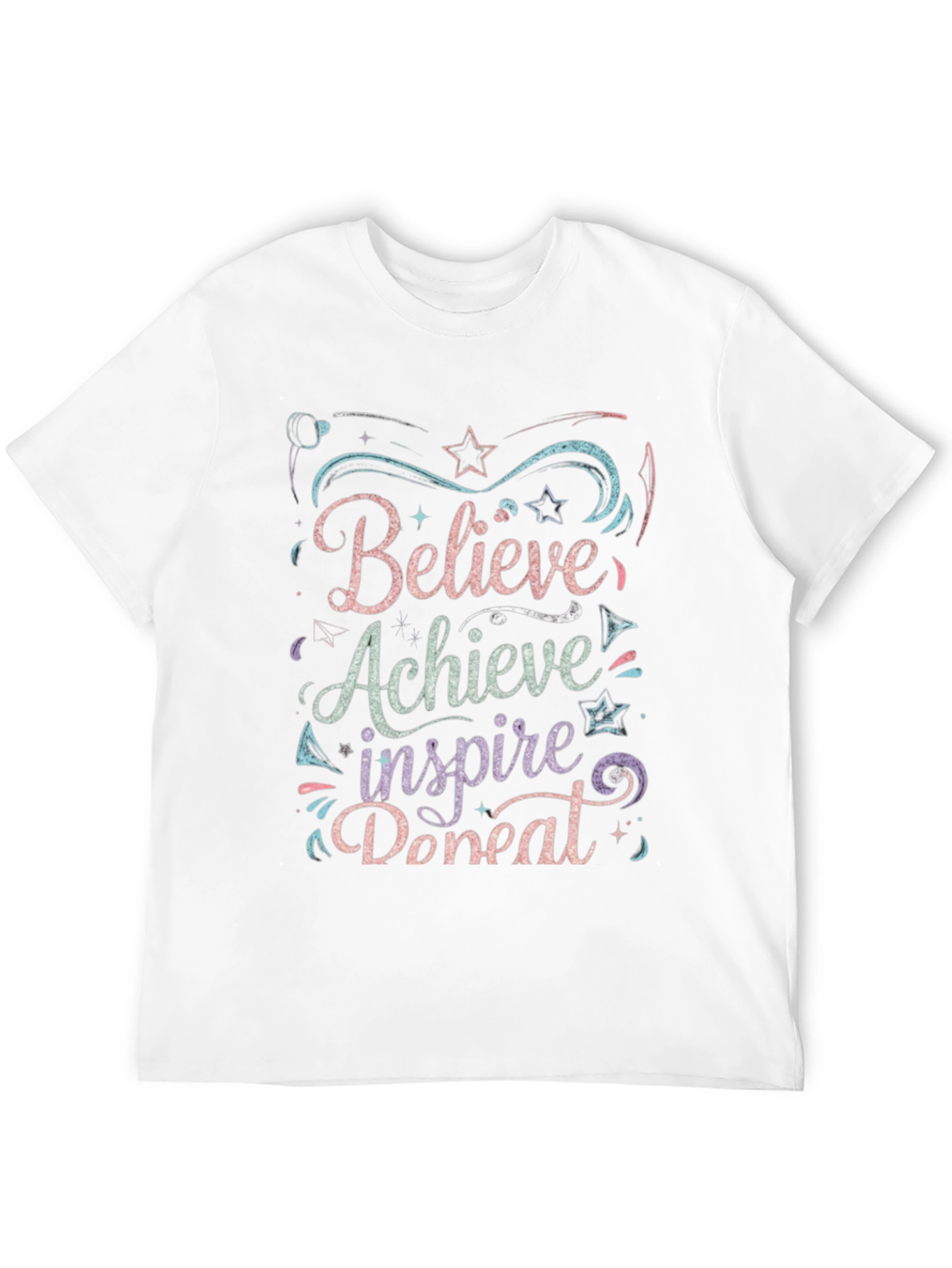Believe Achieve Inspire Donate Graphic Tee