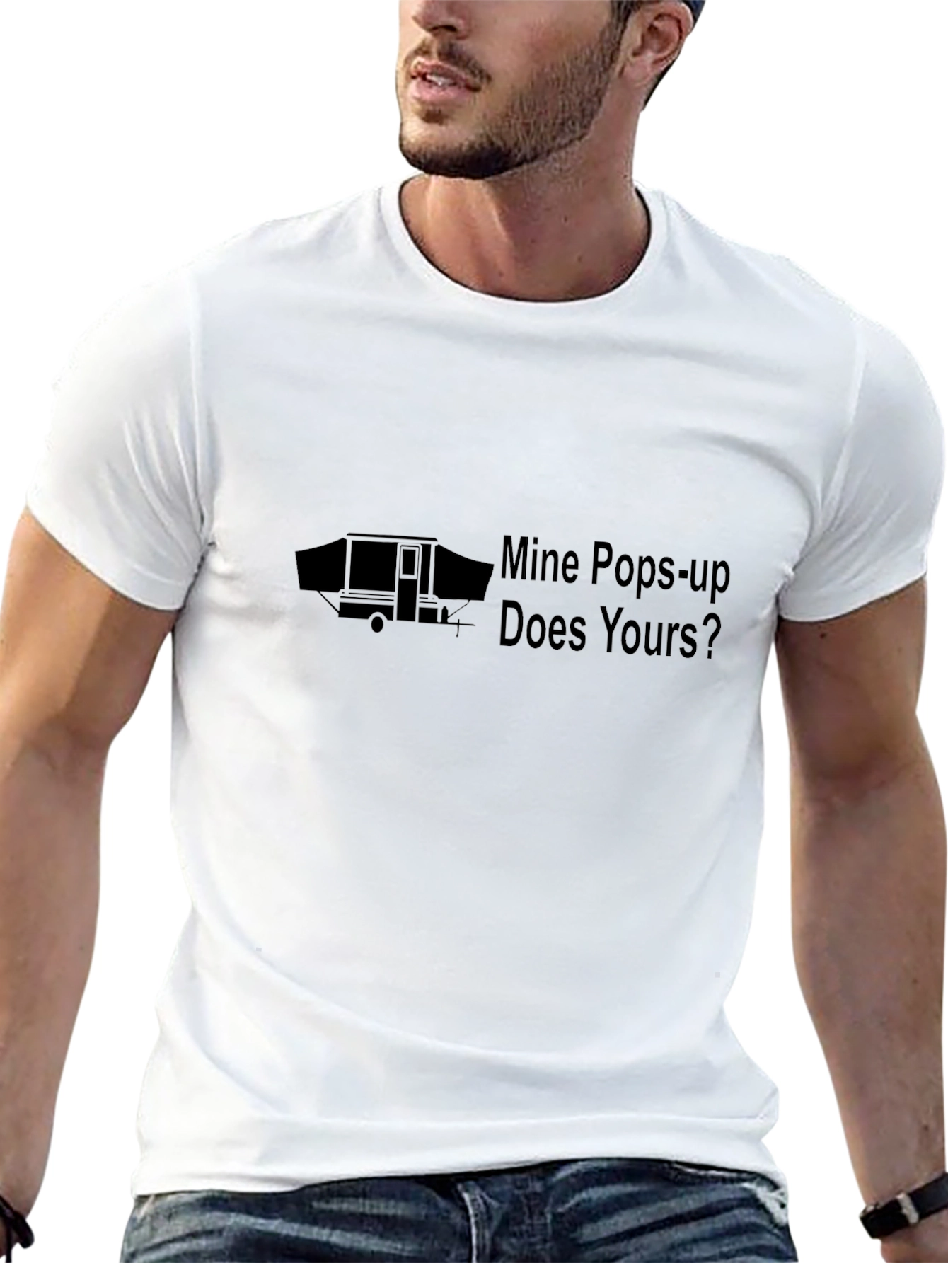 Mine Pops-Up Does Yours? Camping T-Shirt