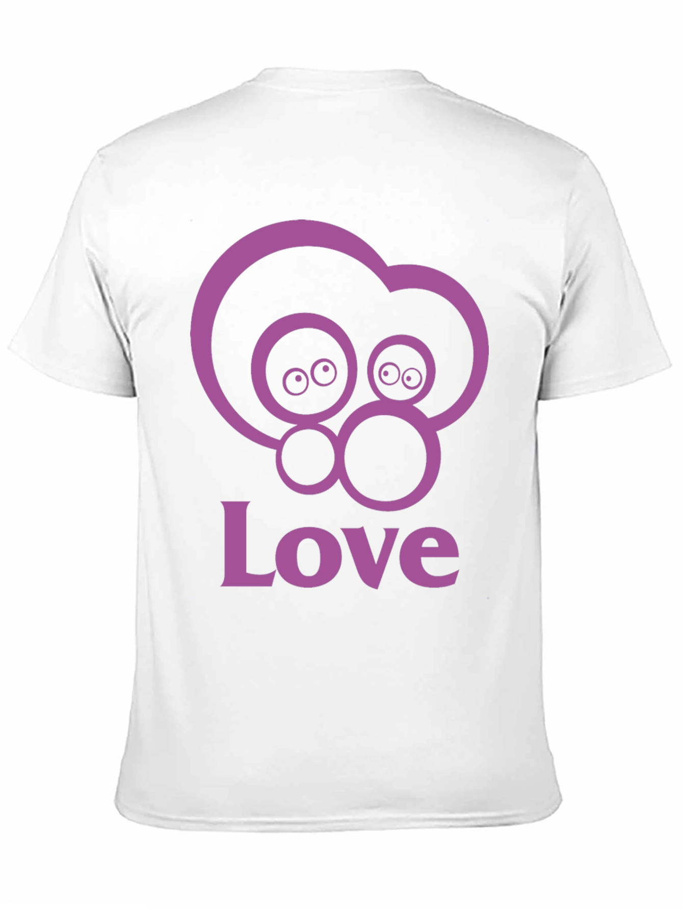 Love Eyes Graphic Black T-Shirt