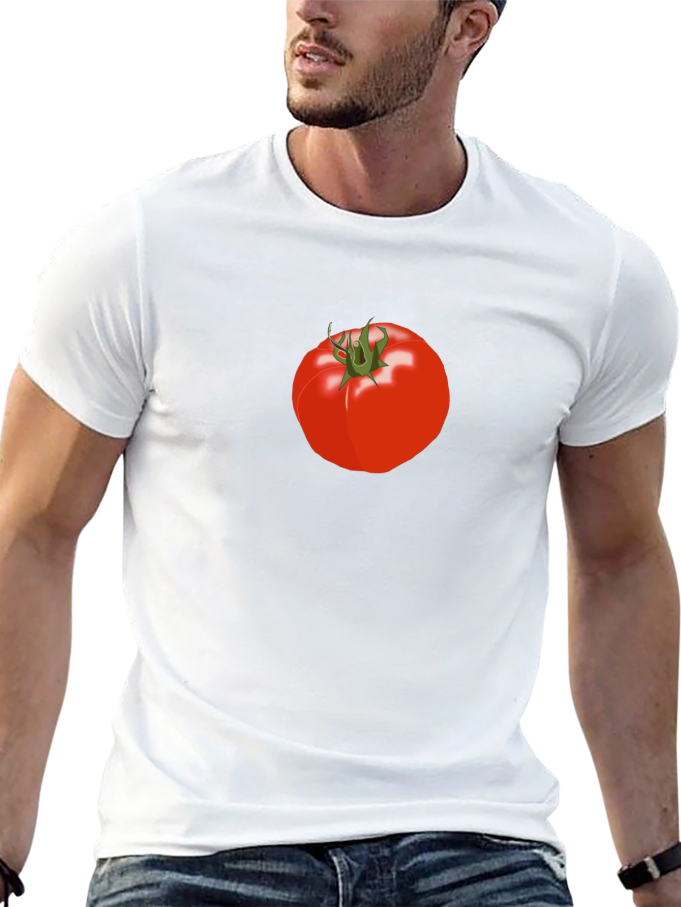 Tomato Graphic Tee - Fresh Food T-Shirt