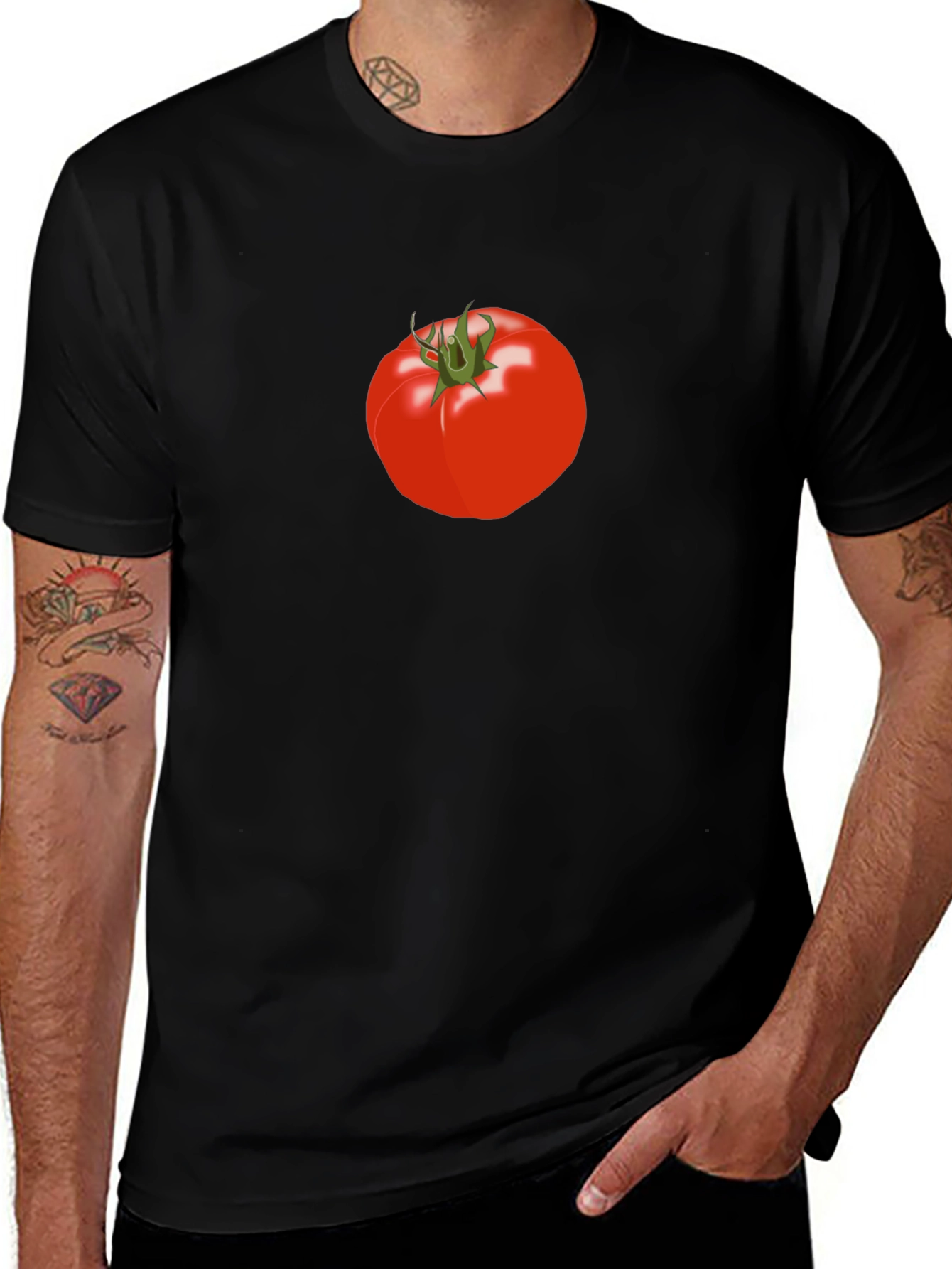 Tomato Graphic Tee - Fresh Food T-Shirt