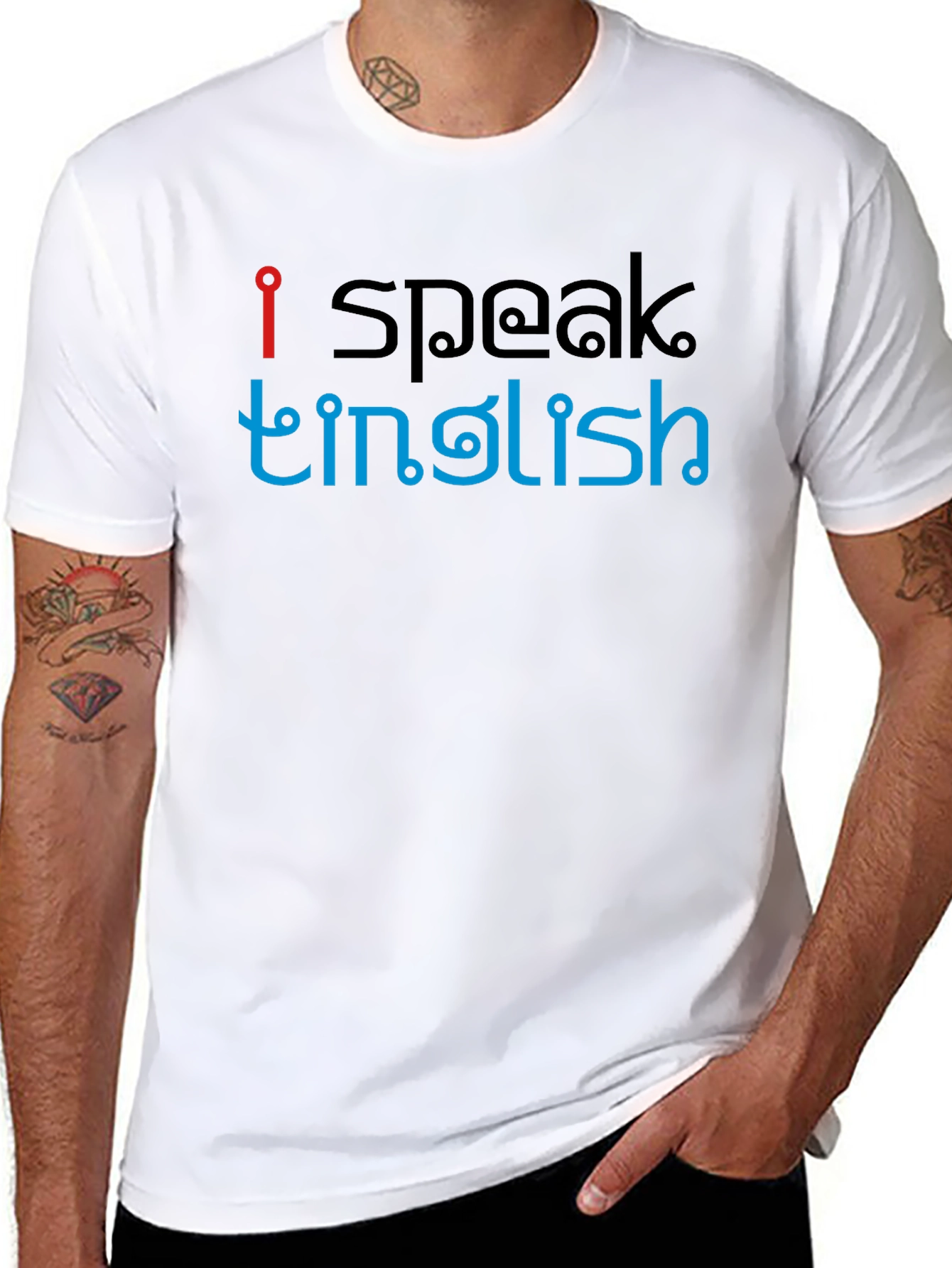 I Speak Tinglish Graphic Tee - Unique Design T-Shirt