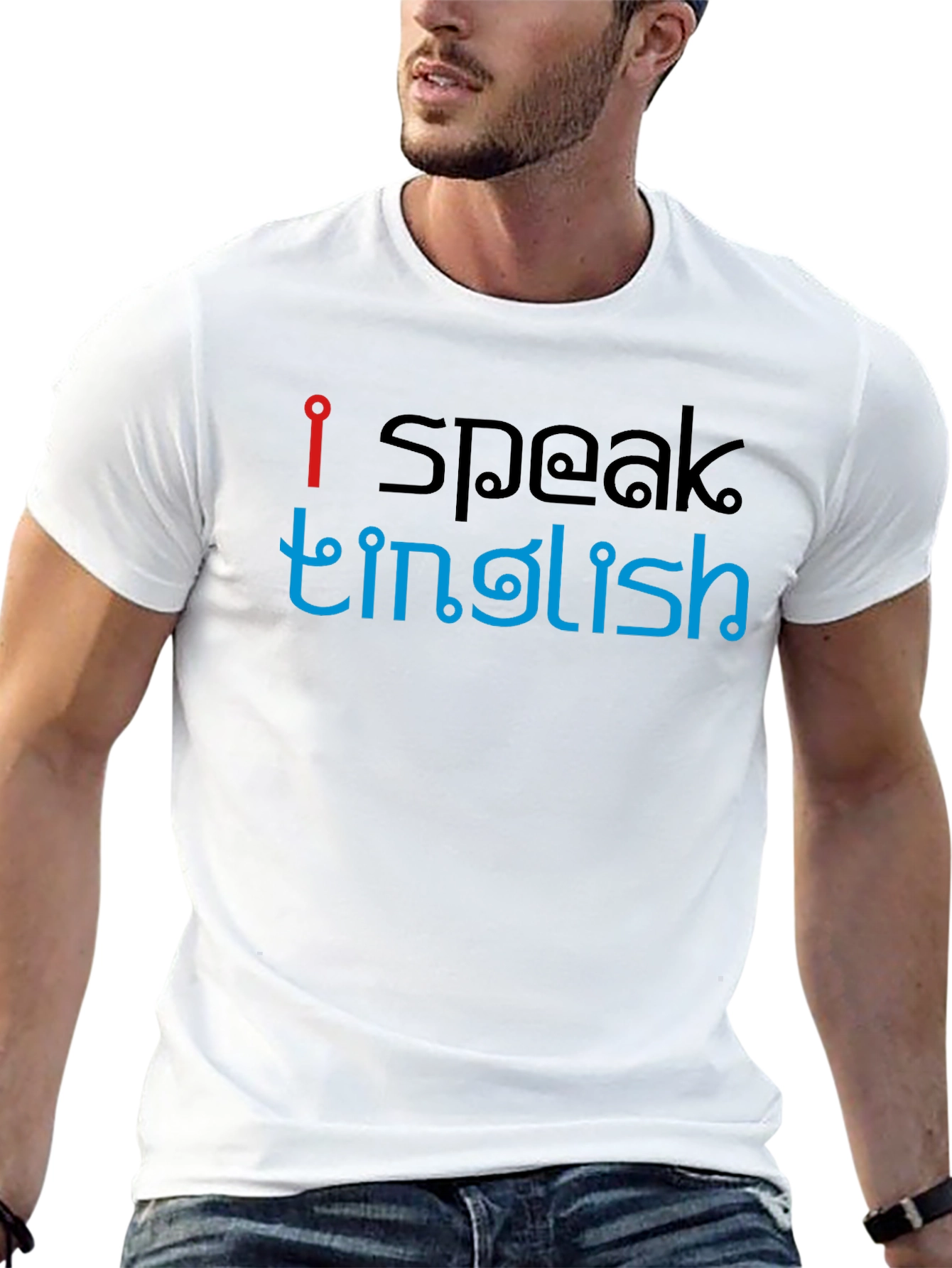I Speak Tinglish Graphic Tee - Unique Design T-Shirt