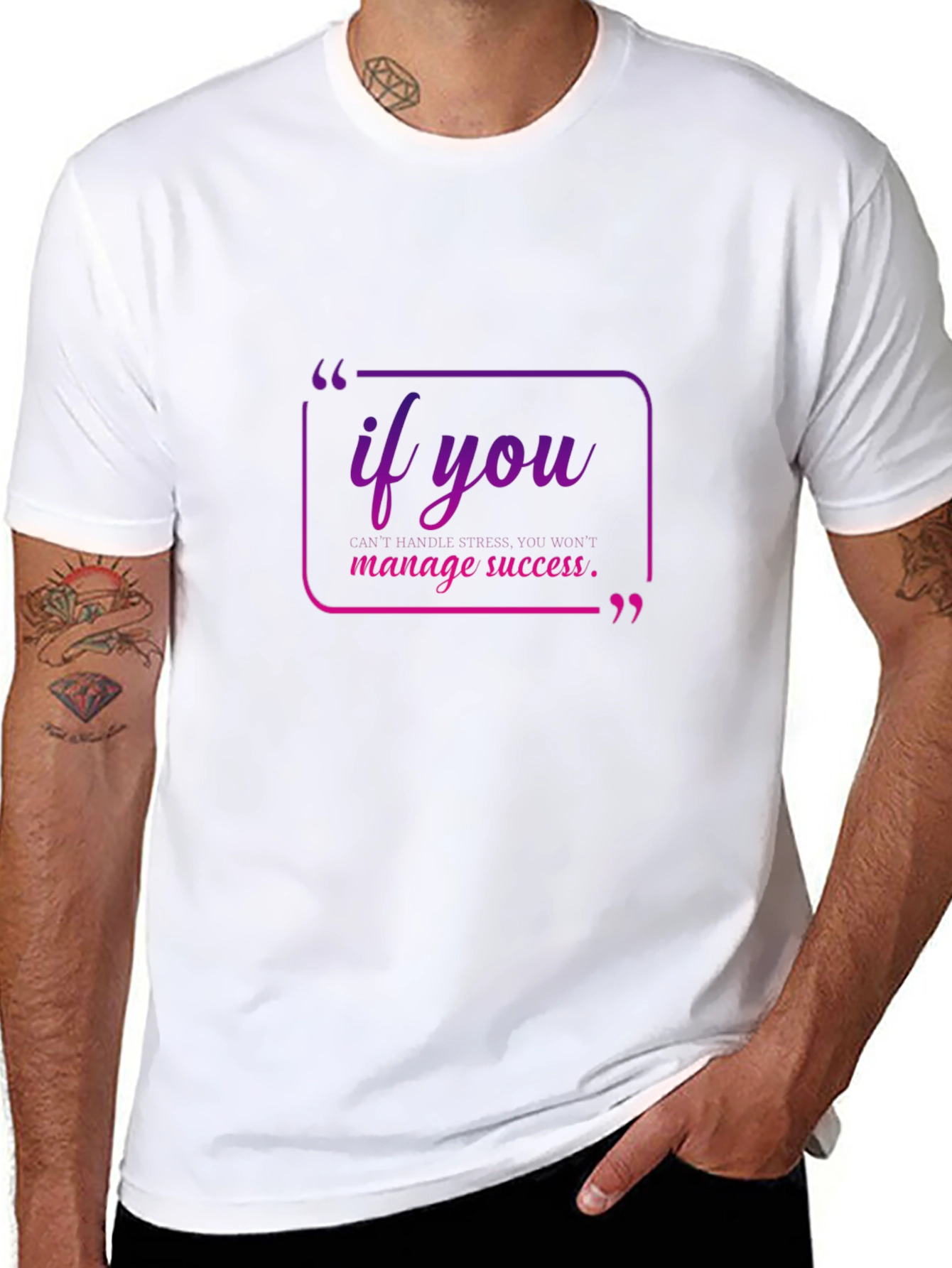Motivational Quote Tee - If You Manage Success
