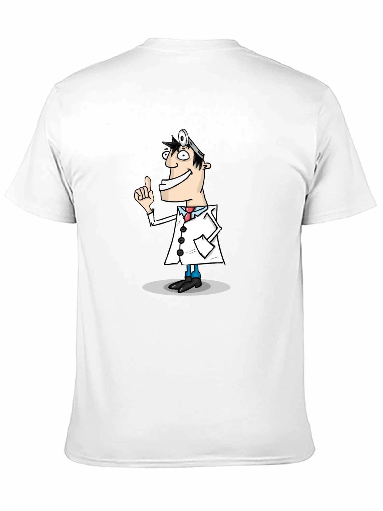 Cartoon Doctor Graphic T-Shirt