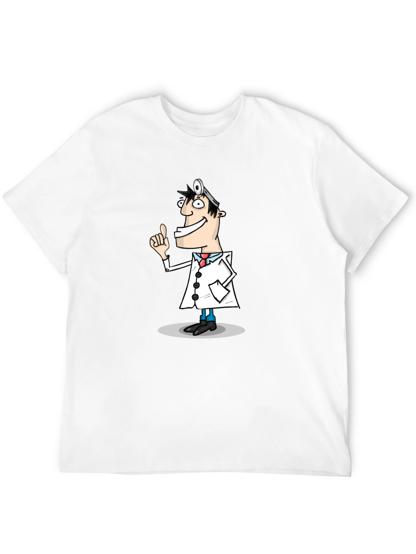 Cartoon Doctor Graphic T-Shirt